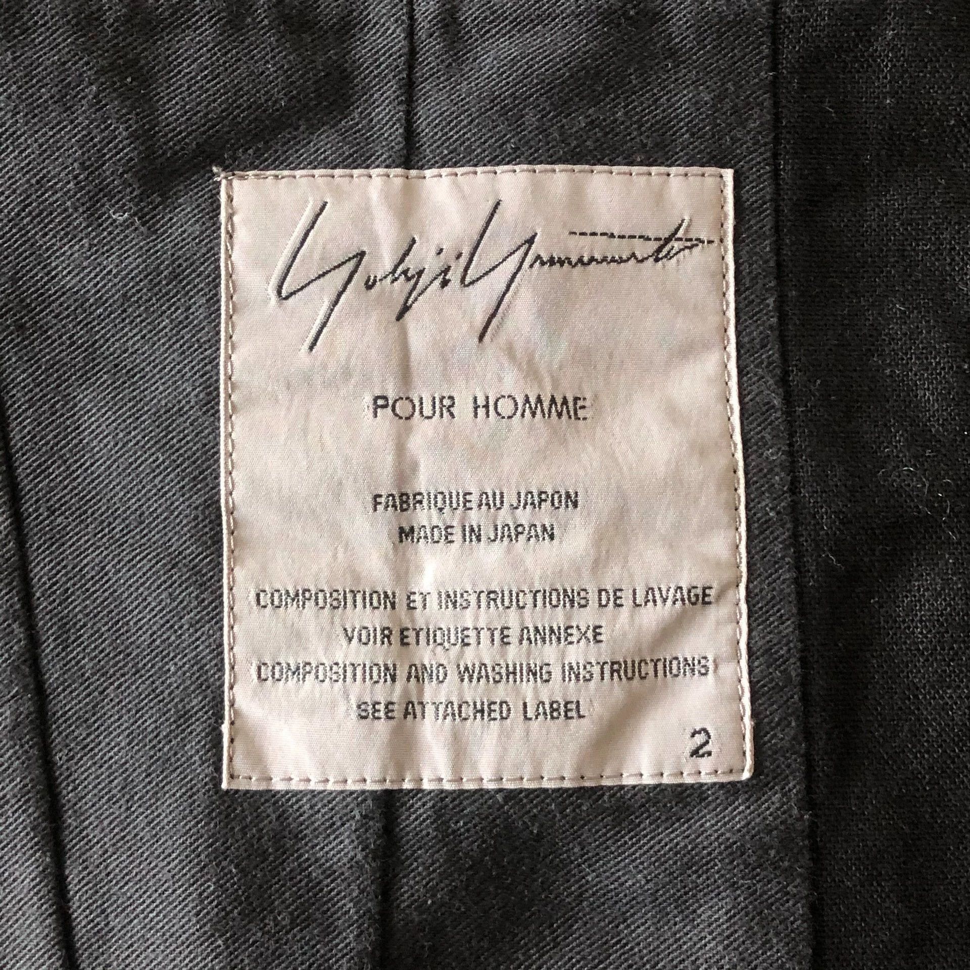 Yohji Yamamoto Black Single-Breasted Blazer with Trim Size US M / EU 48-50 / 2 - 6 Thumbnail