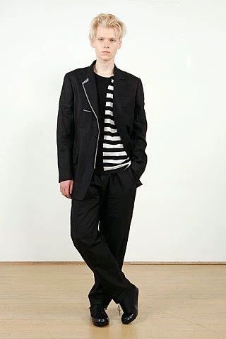 Yohji Yamamoto Black Single-Breasted Blazer with Trim Size US M / EU 48-50 / 2 - 4 Thumbnail