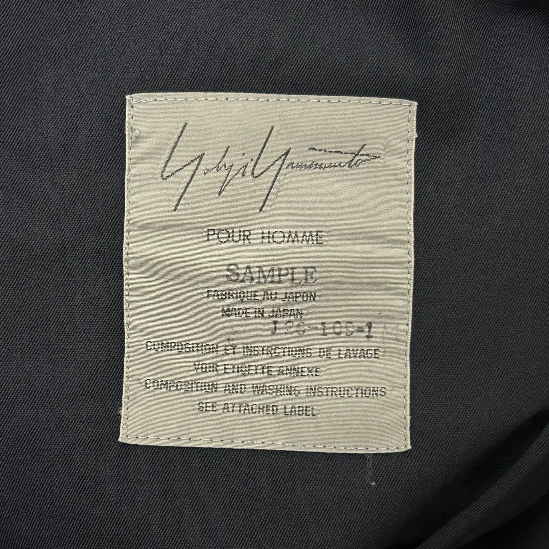 Yohji Yamamoto Black Single-Breasted Blazer Size M Size US M / EU 48-50 / 2 - 5 Thumbnail