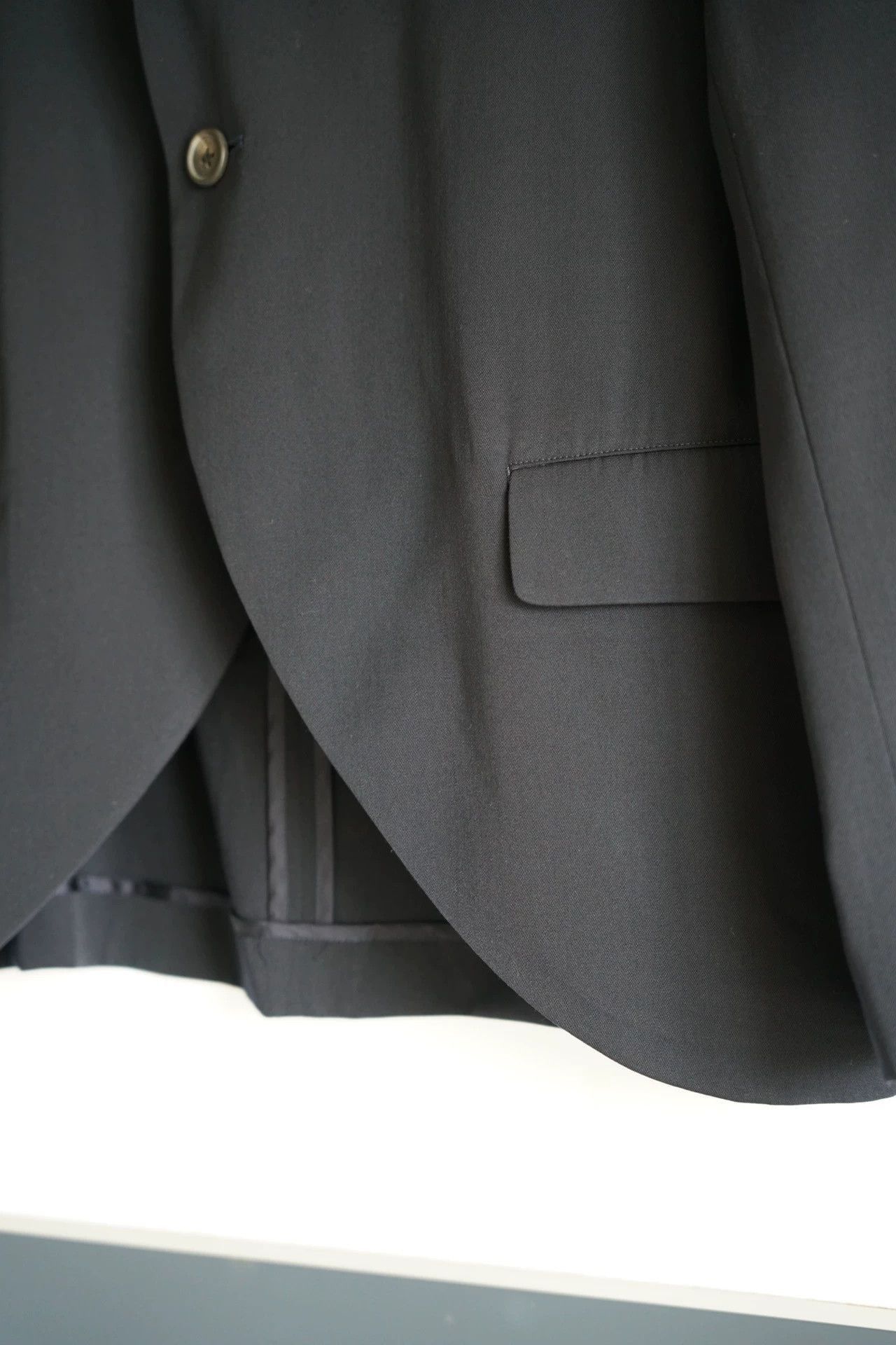 Yohji Yamamoto Black Single-Breasted Blazer Size M Size US M / EU 48-50 / 2 - 3 Thumbnail