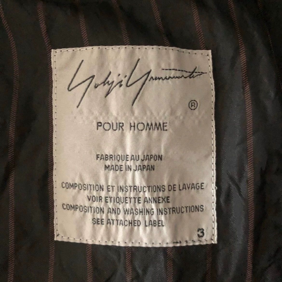 Yohji Yamamoto Striped Long-Sleeve Button-Up Shirt Size US L / EU 52-54 / 3 - 6 Thumbnail