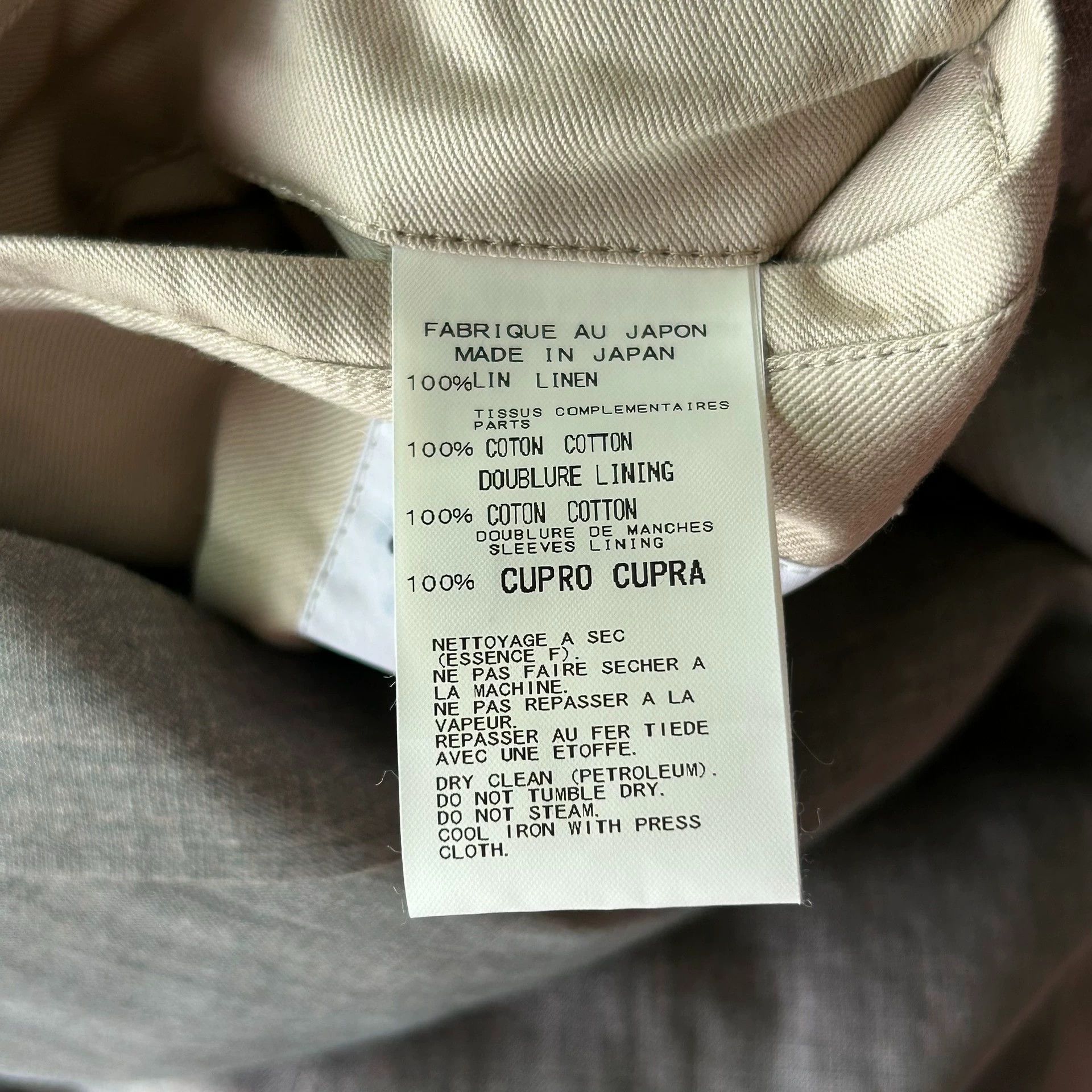 Yohji Yamamoto Gray XL Lightweight Blazer with Accent Trim Size US XL / EU 56 / 4 - 6 Thumbnail