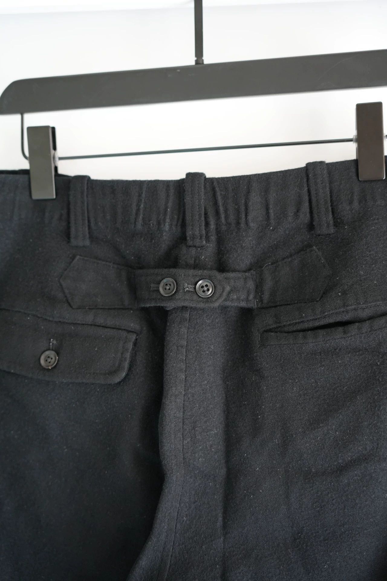 Yohji Yamamoto Black Casual Pants Size 30 Size US 30 / EU 46 - 4 Thumbnail
