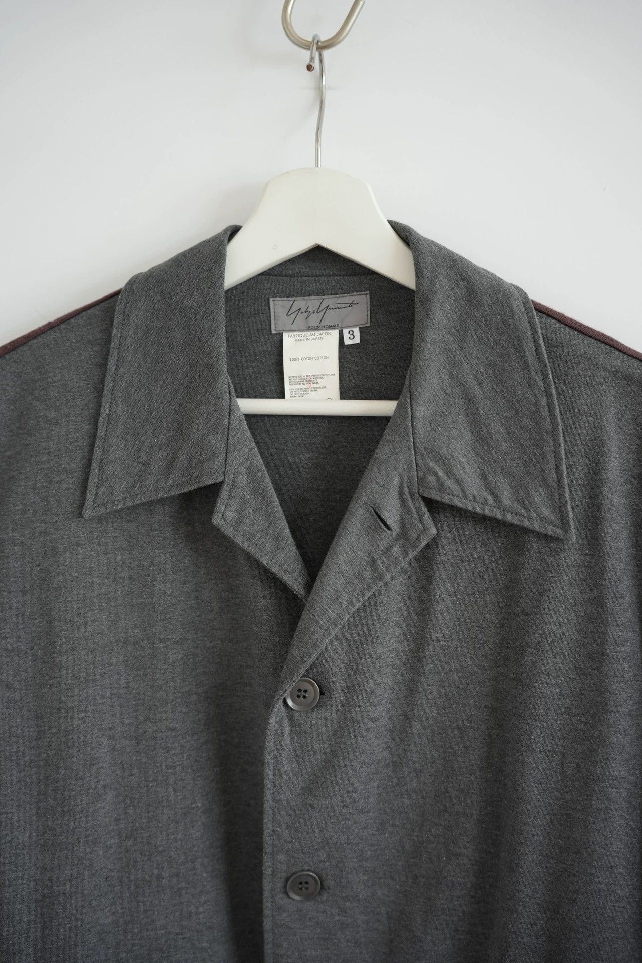 Yohji Yamamoto Multi-Color Long Sleeve Button-Up Shirt Size US L / EU 52-54 / 3 - 3 Thumbnail