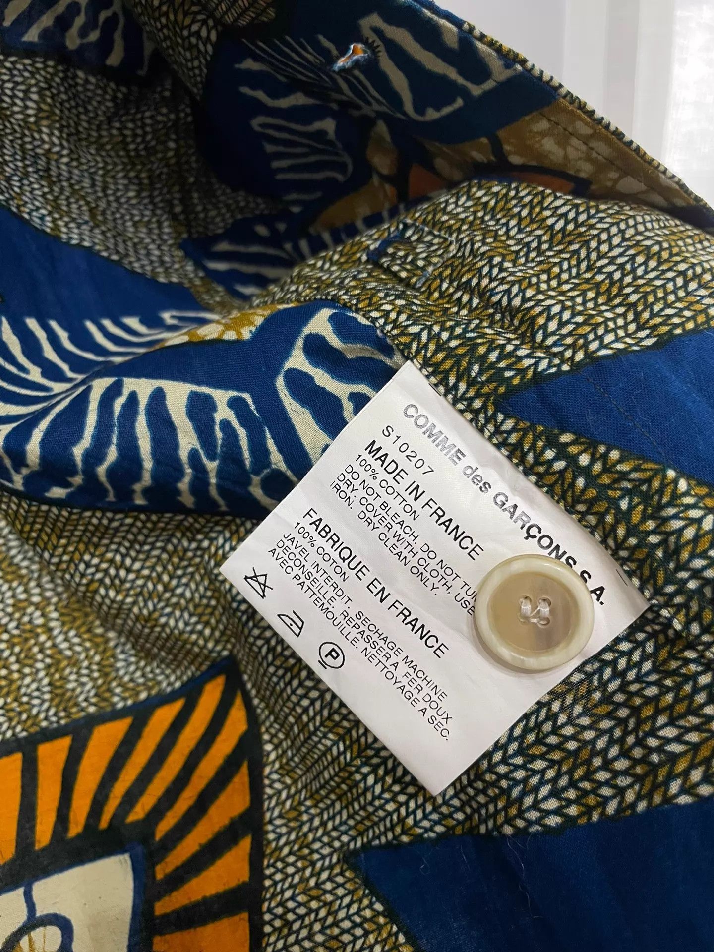 Comme des Garcons Multi-Pattern Long Sleeve Button-Up Shirt Size US S / EU 44-46 / 1 - 6 Thumbnail