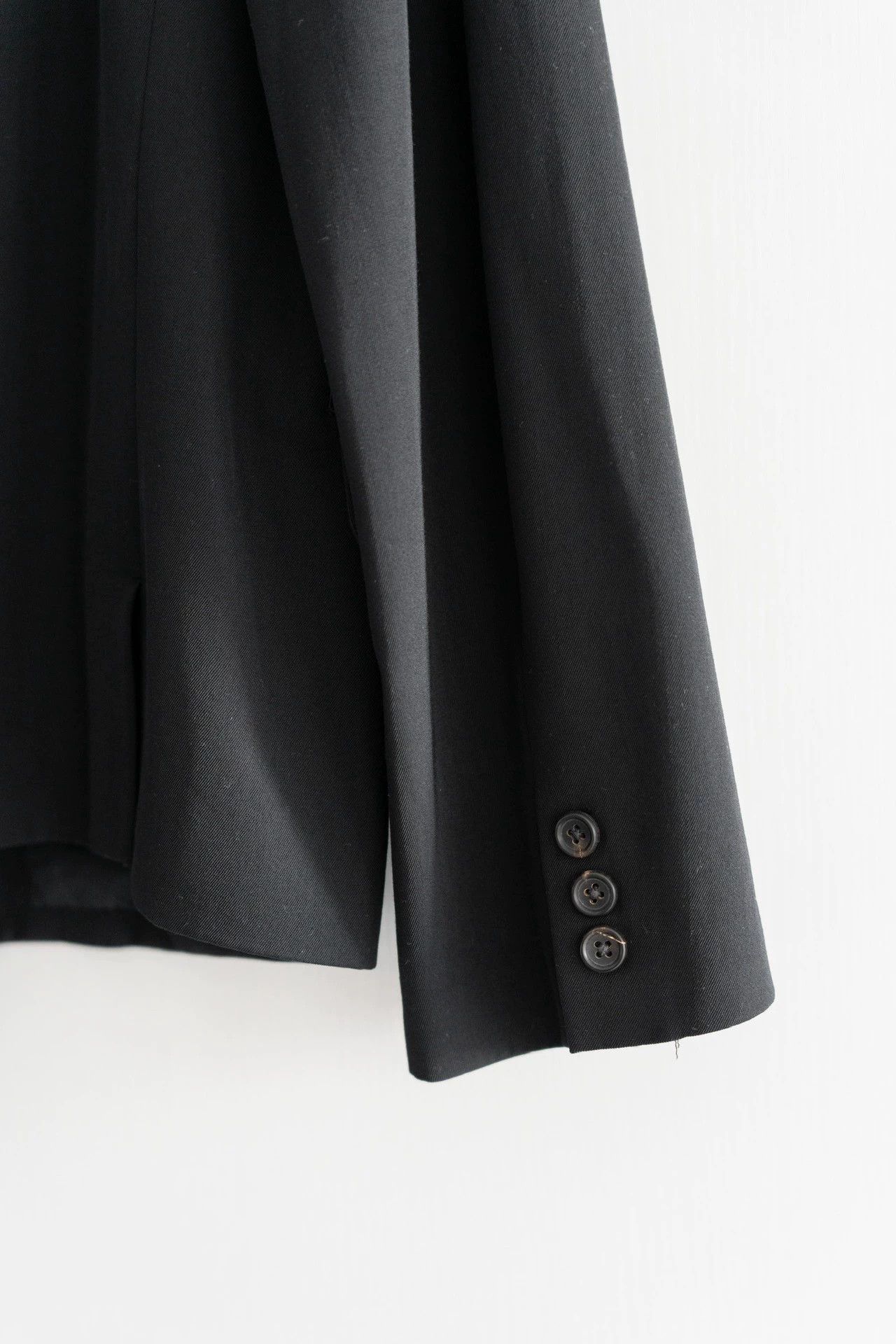 Yohji Yamamoto Black Blazer with Graphic Print Size US S / EU 44-46 / 1 - 5 Thumbnail