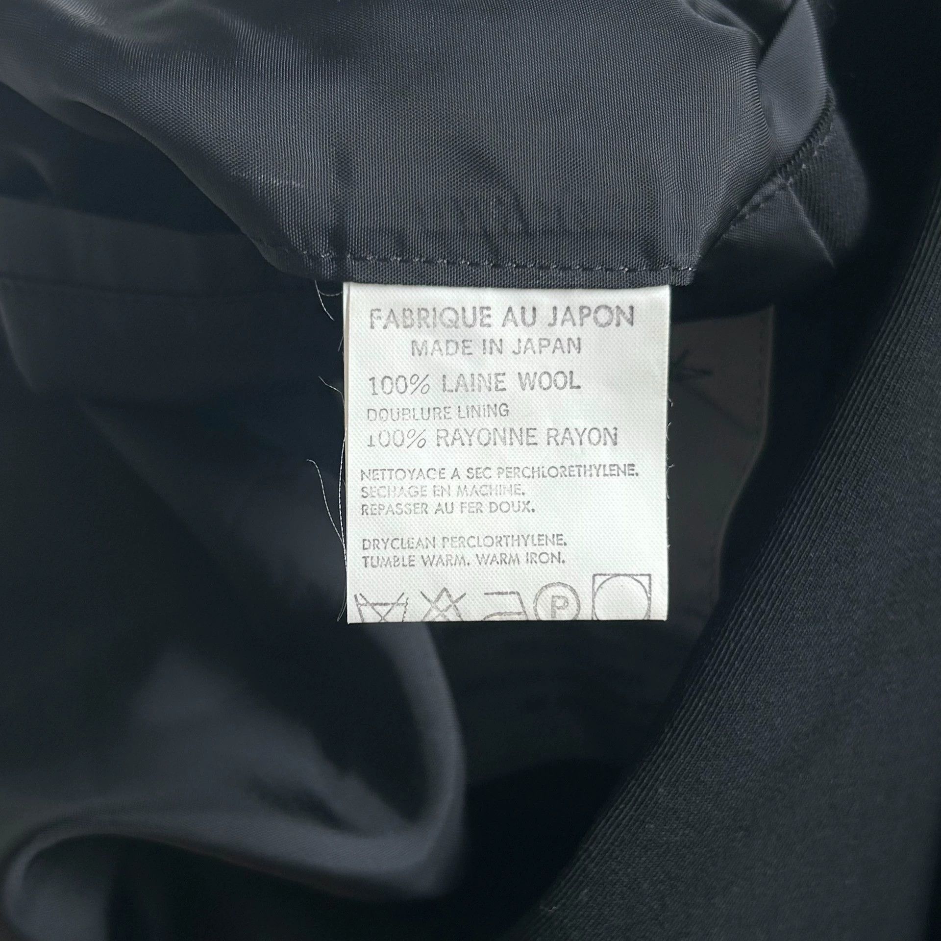 Yohji Yamamoto Black Blazer with Graphic Print Size US S / EU 44-46 / 1 - 8 Thumbnail