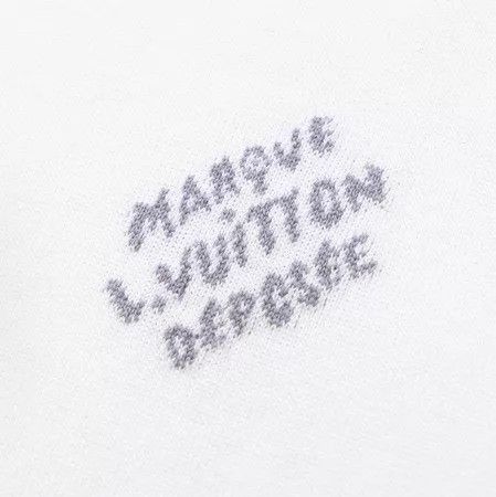 Louis Vuitton White Short-Sleeve Shirt with Text Details Size US M / EU 48-50 / 2 - 4 Thumbnail