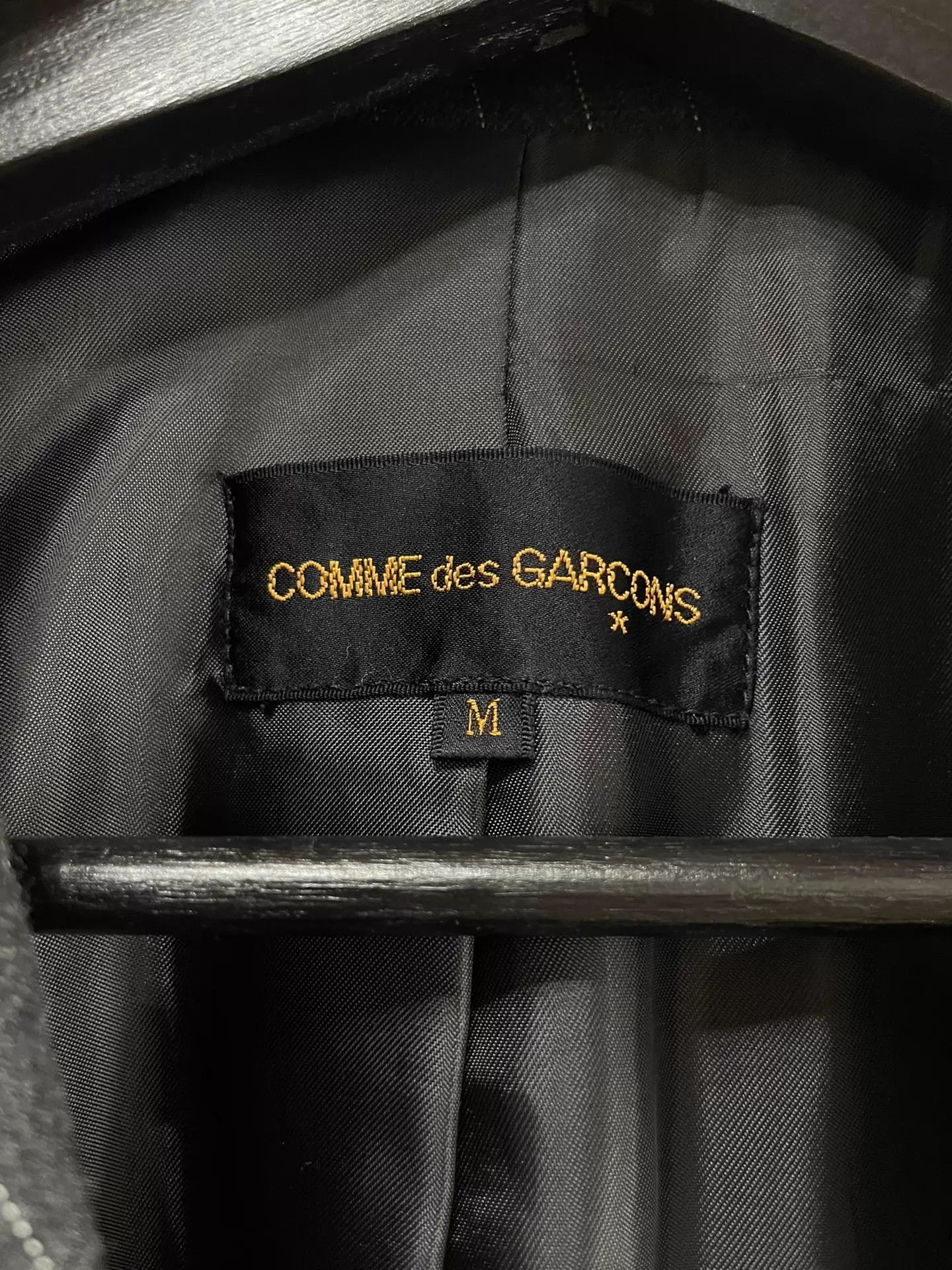 Comme des Garcons Black Striped Single-Breasted Blazer Size US M / EU 48-50 / 2 - 7 Thumbnail