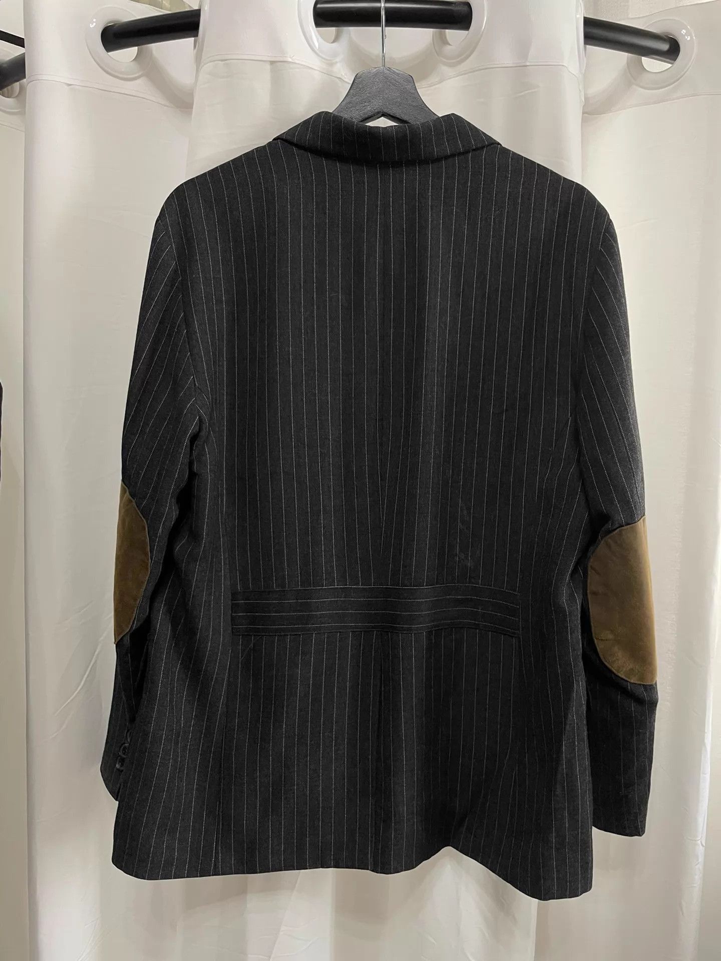 Comme des Garcons Black Striped Single-Breasted Blazer Size US M / EU 48-50 / 2 - 2 Thumbnail