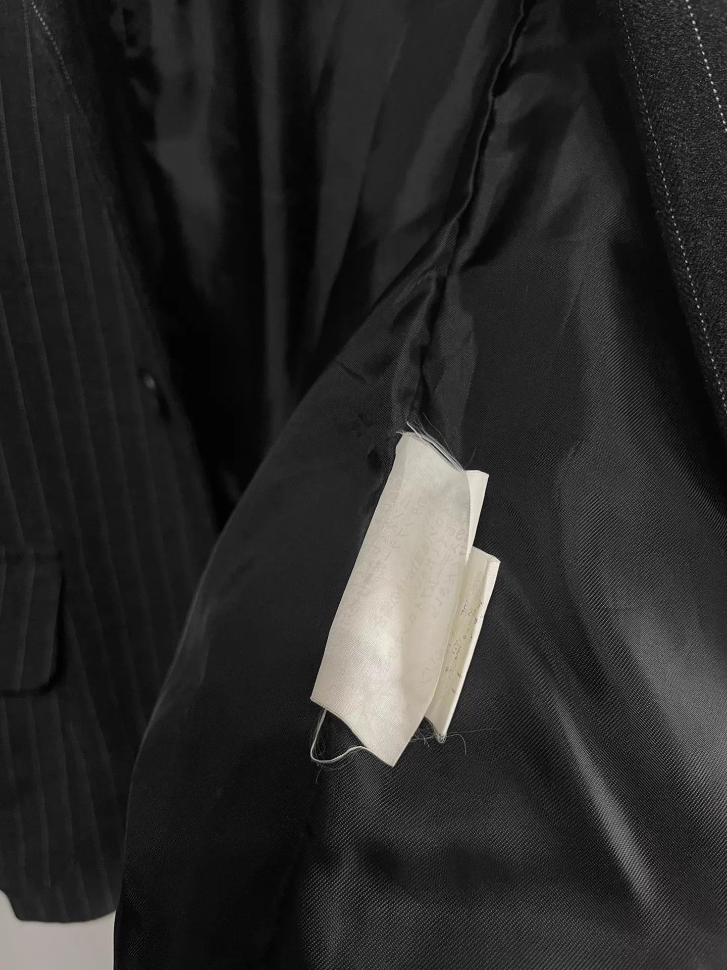Comme des Garcons Black Striped Single-Breasted Blazer Size US M / EU 48-50 / 2 - 8 Thumbnail
