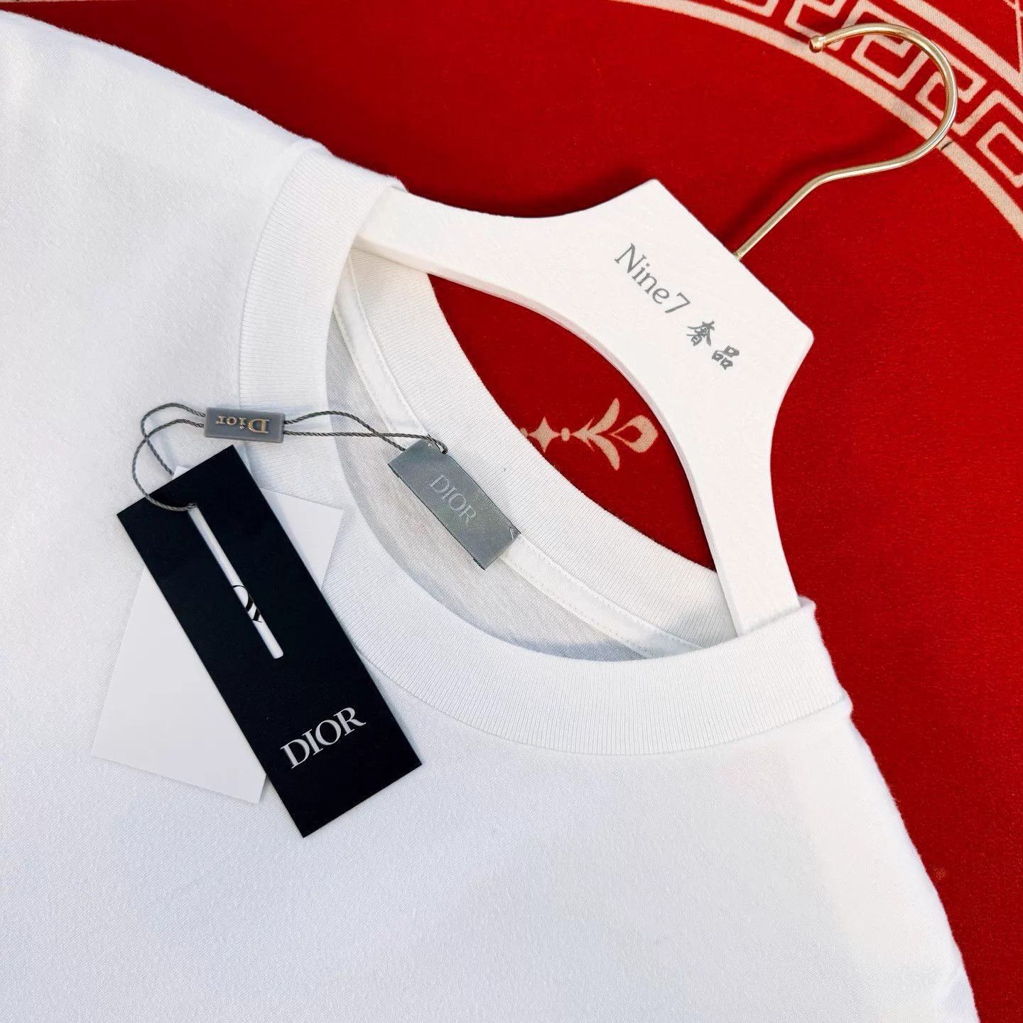 Dior White Short-Sleeve Crew Neck Shirt Size US S / EU 44-46 / 1 - 3 Thumbnail