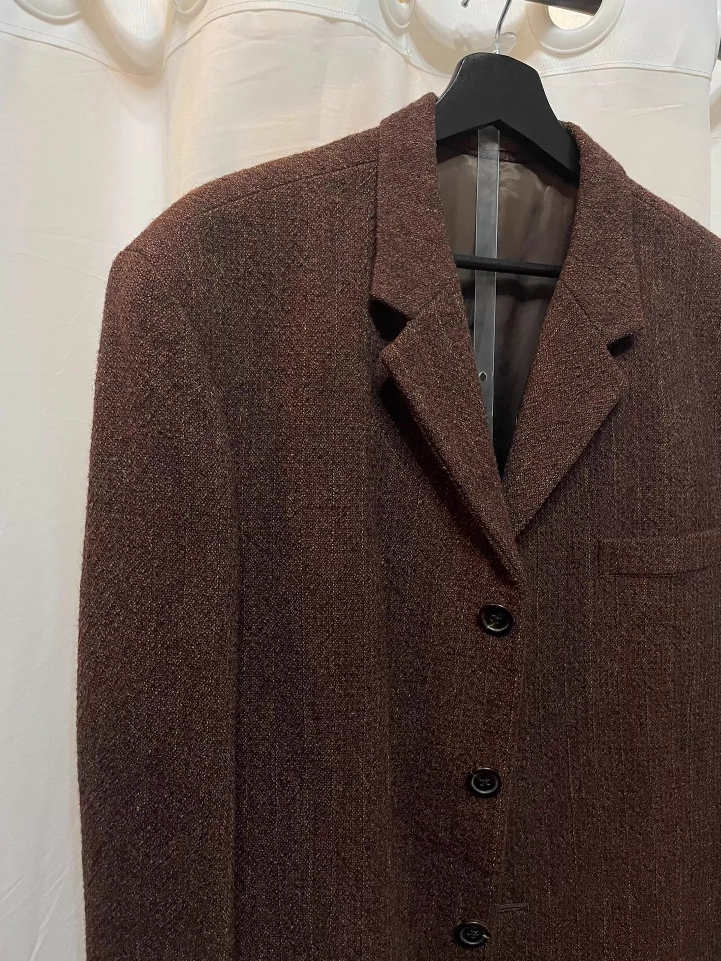 Yohji Yamamoto Brown Two-Piece Suit Set - Size M Size US M / EU 48-50 / 2 - 2 Thumbnail