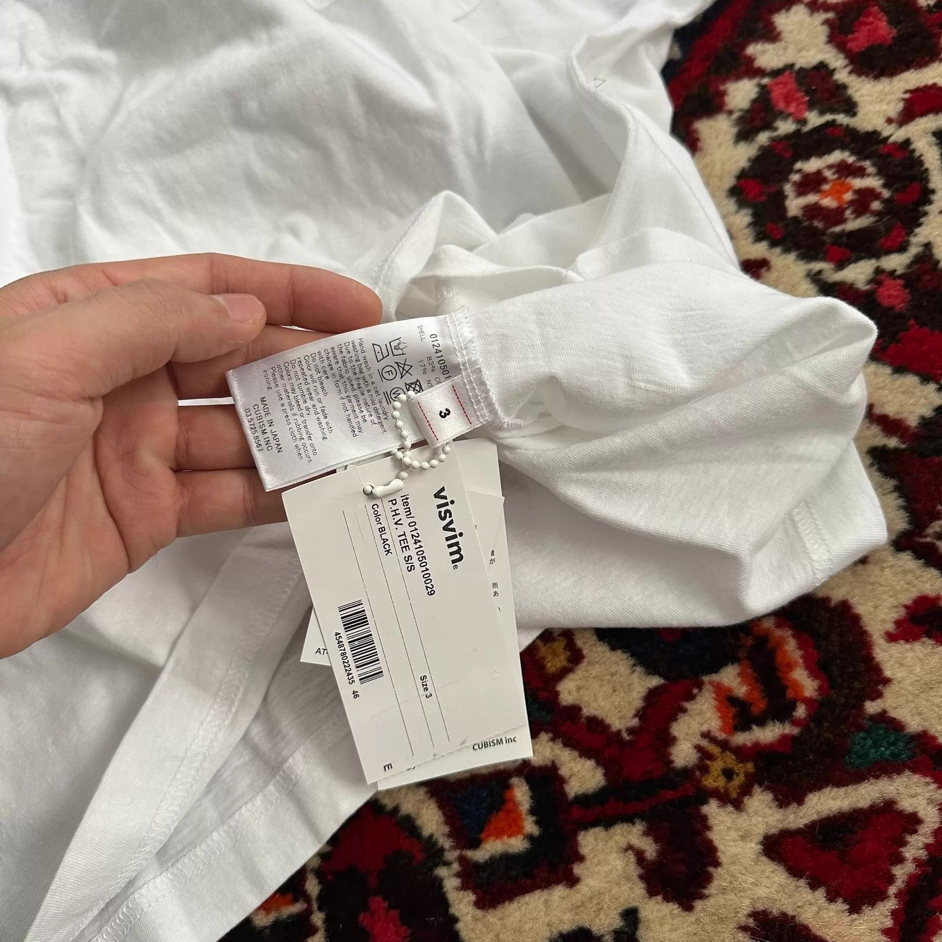 Visvim White Short Sleeve Pocket T-Shirt Size US L / EU 52-54 / 3 - 7 Thumbnail