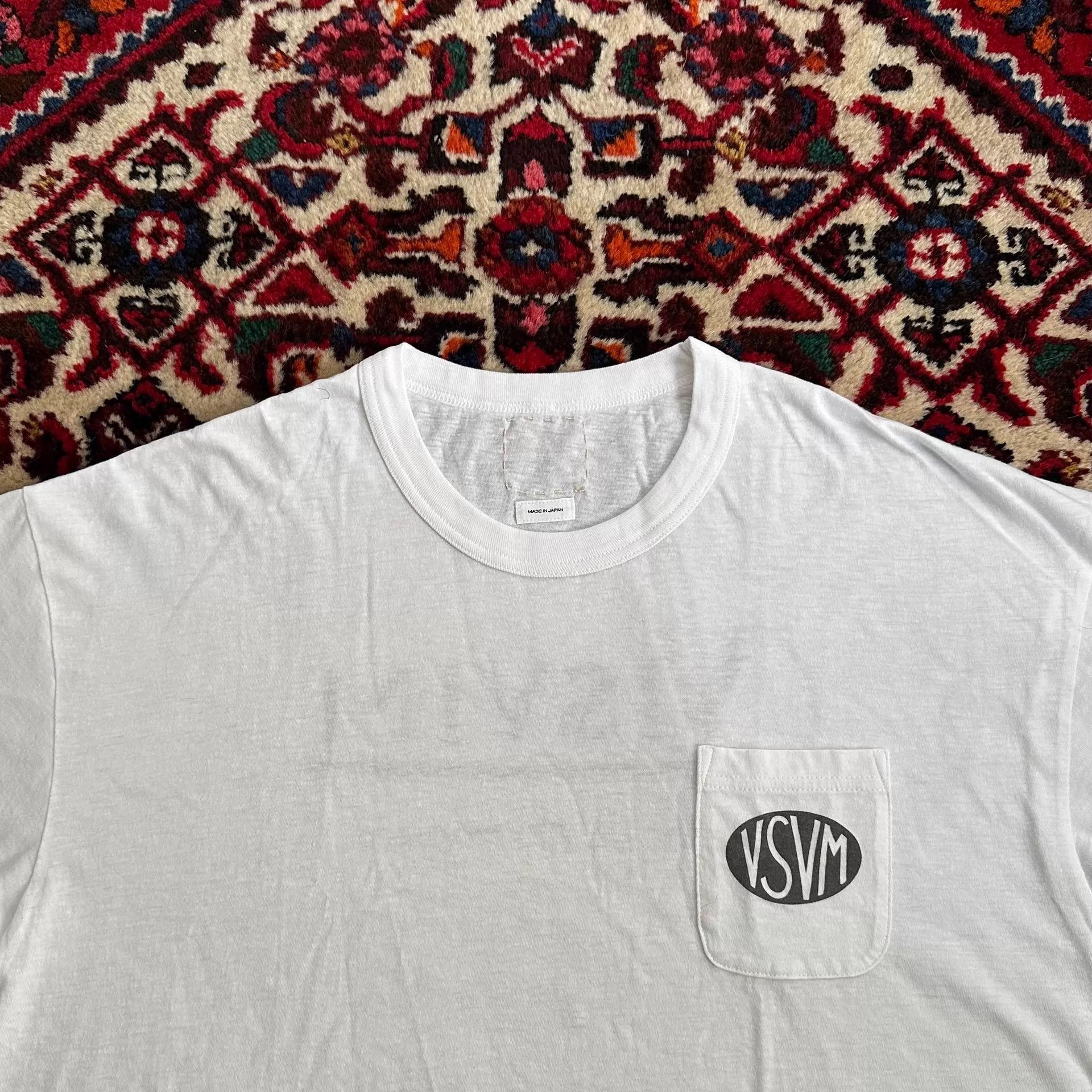 Visvim White Short Sleeve Pocket T-Shirt Size US L / EU 52-54 / 3 - 6 Thumbnail