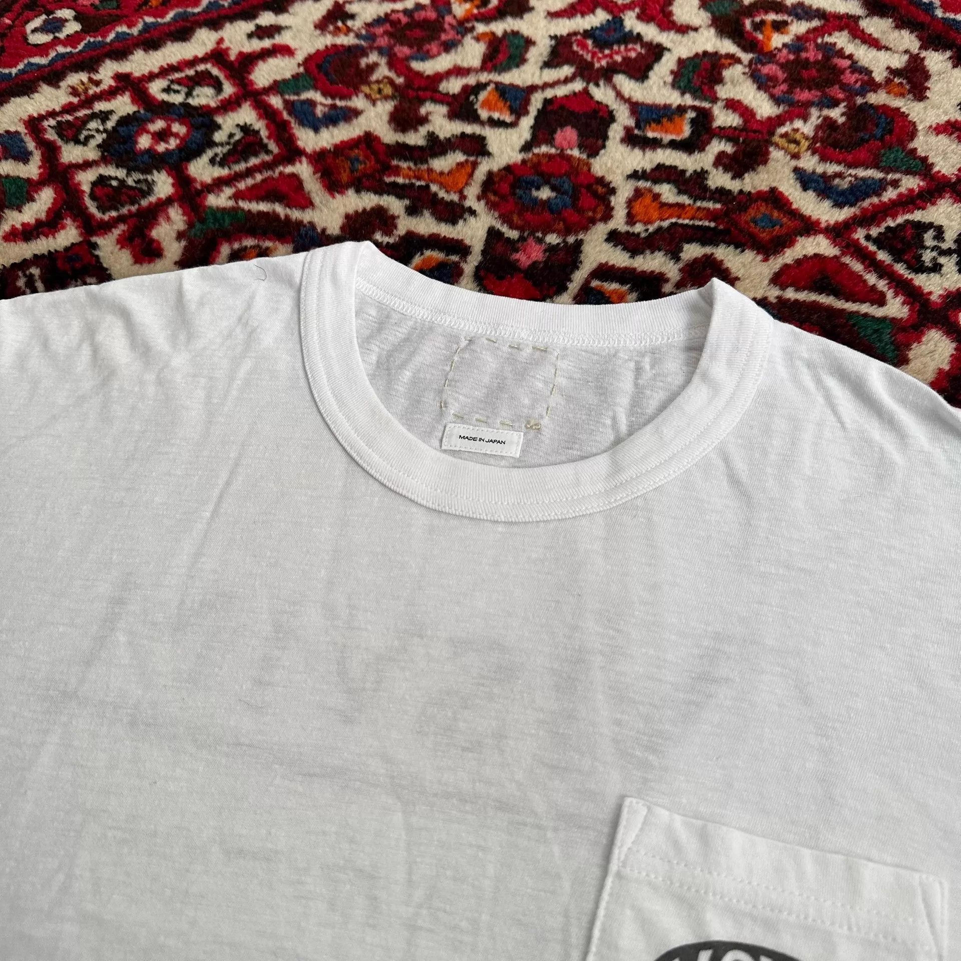 Visvim White Short Sleeve Pocket T-Shirt Size US L / EU 52-54 / 3 - 5 Thumbnail