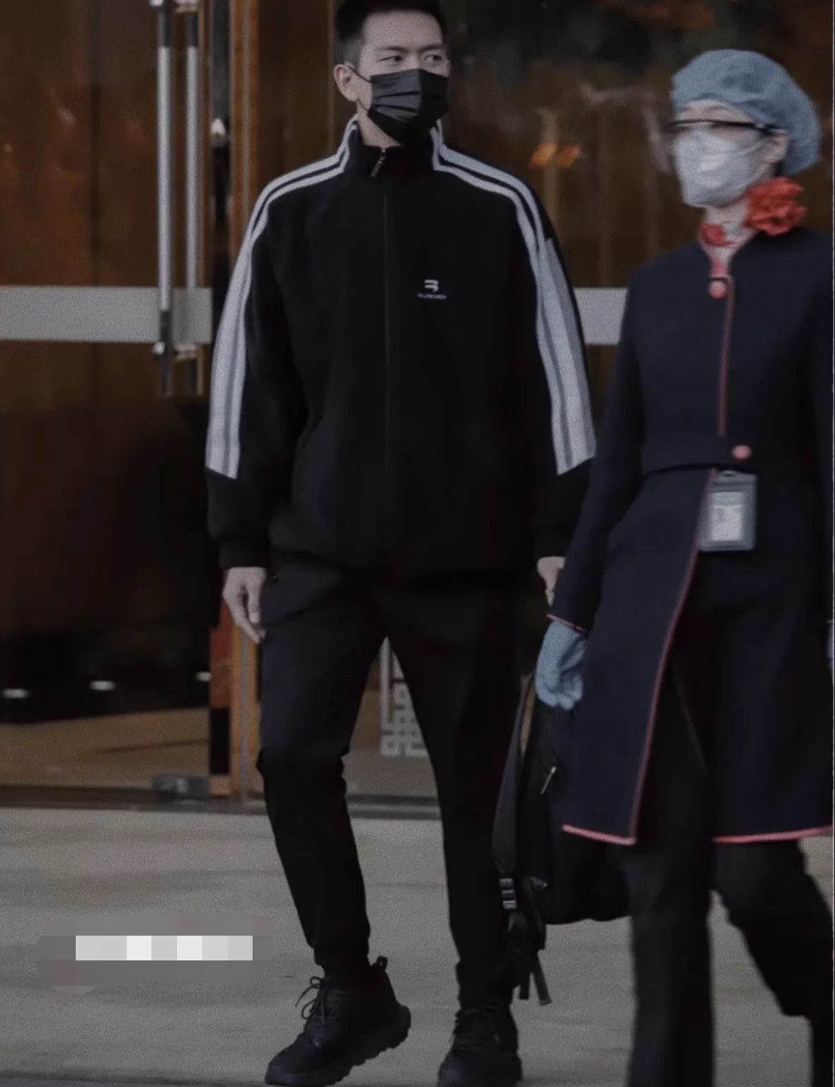 Balenciaga Black Striped Zip-Up Light Jacket Size US S / EU 44-46 / 1 - 6 Thumbnail