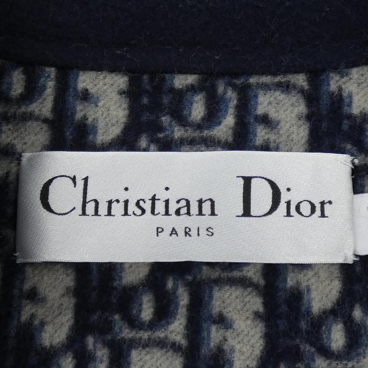 Dior Dior Christian Dior Dior Oblique Double Face Wool Coat Textile Outerwear 110C08A1375 DUTY FREE for USA Size ONE SIZE - 4 Thumbnail