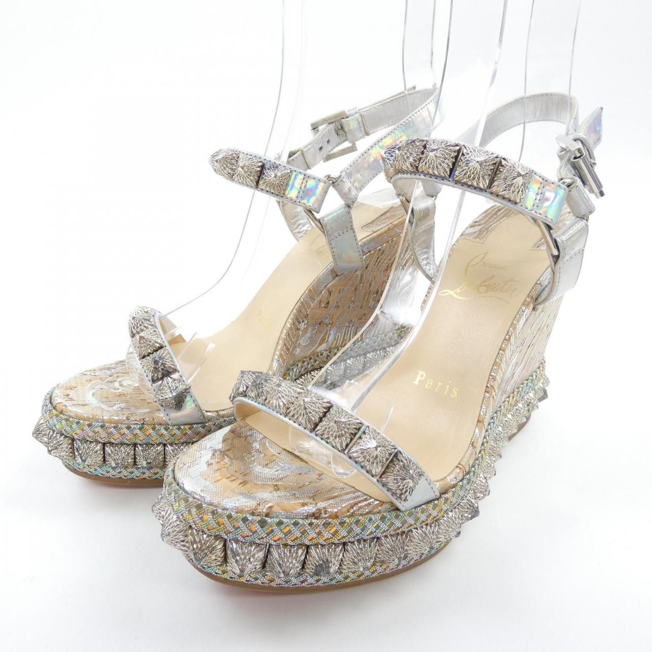 Christian Louboutin Christian Louboutin Christian Louboutin Leather Sandals Leather Shoes DUTY FREE for USA Size ONE SIZE - 3 Thumbnail