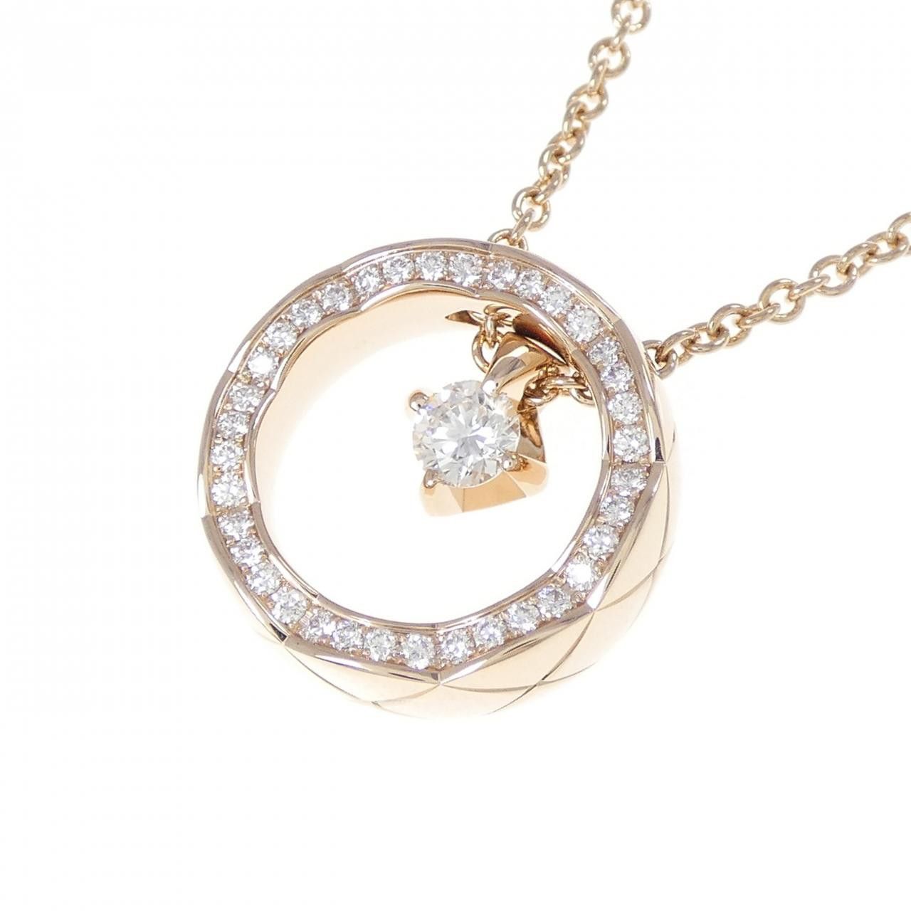 Chanel Chanel Chanel Coco Crush 750 Pink Gold Diamond Necklace Precious Metal Necklace J13215 DUTY FREE for USA Size ONE SIZE - 3 Thumbnail