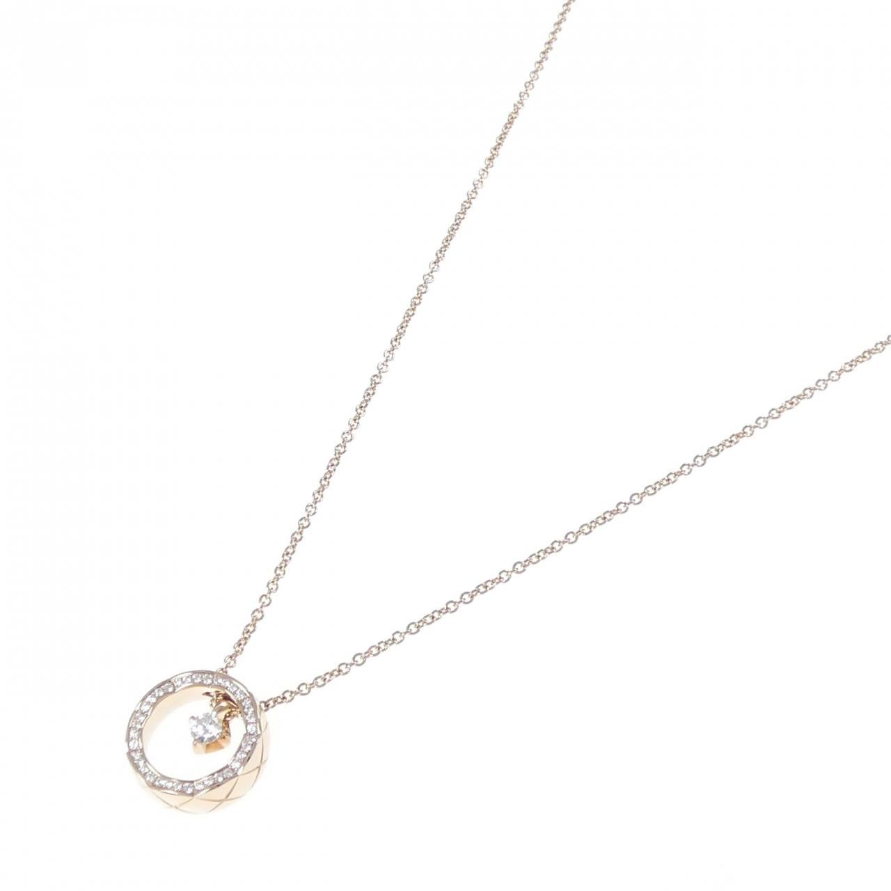 Chanel Chanel Chanel Coco Crush 750 Pink Gold Diamond Necklace Precious Metal Necklace J13215 DUTY FREE for USA Size ONE SIZE - 2 Thumbnail