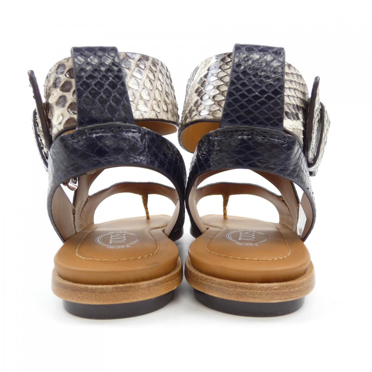Tod's Tod's TOD'S Leather Sandals Leather Shoes DUTY FREE for USA Size ONE SIZE - 5 Thumbnail