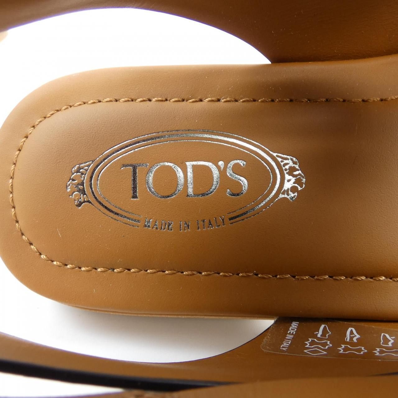 Tod's Tod's TOD'S Leather Sandals Leather Shoes DUTY FREE for USA Size ONE SIZE - 6 Thumbnail