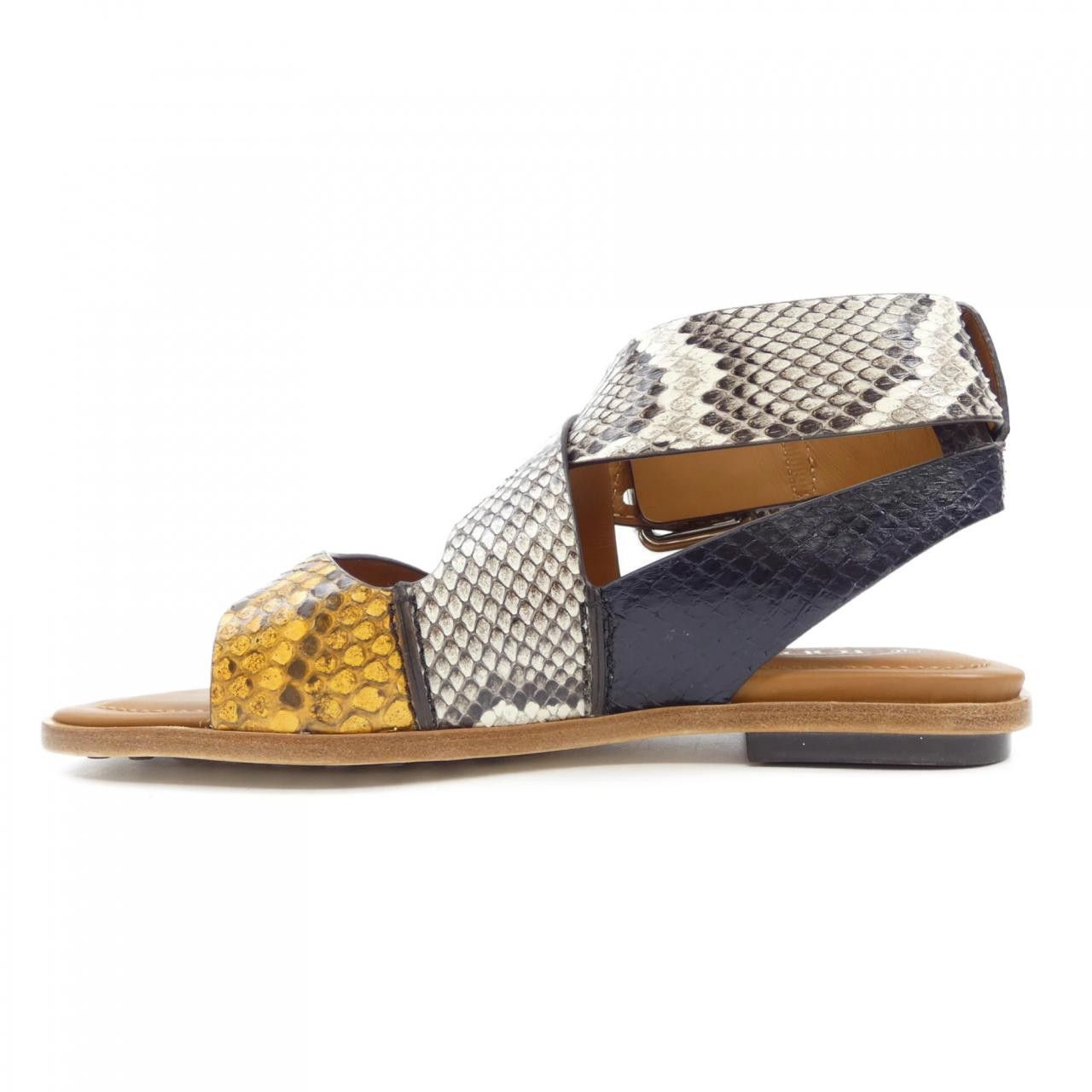 Tod's Tod's TOD'S Leather Sandals Leather Shoes DUTY FREE for USA Size ONE SIZE - 2 Thumbnail