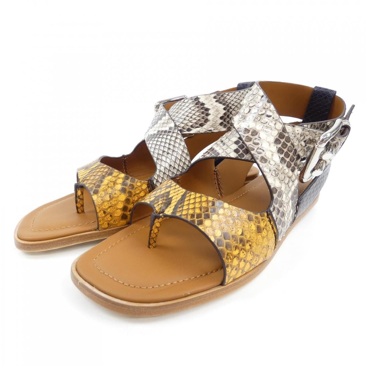 Tod's Tod's TOD'S Leather Sandals Leather Shoes DUTY FREE for USA Size ONE SIZE - 3 Thumbnail
