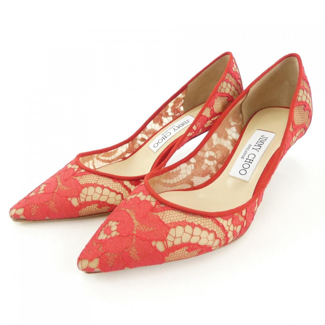 Jimmy Choo Jimmy Choo JIMMY CHOO Pumps Leather Shoes DUTY FREE for USA Size ONE SIZE - 3 Thumbnail