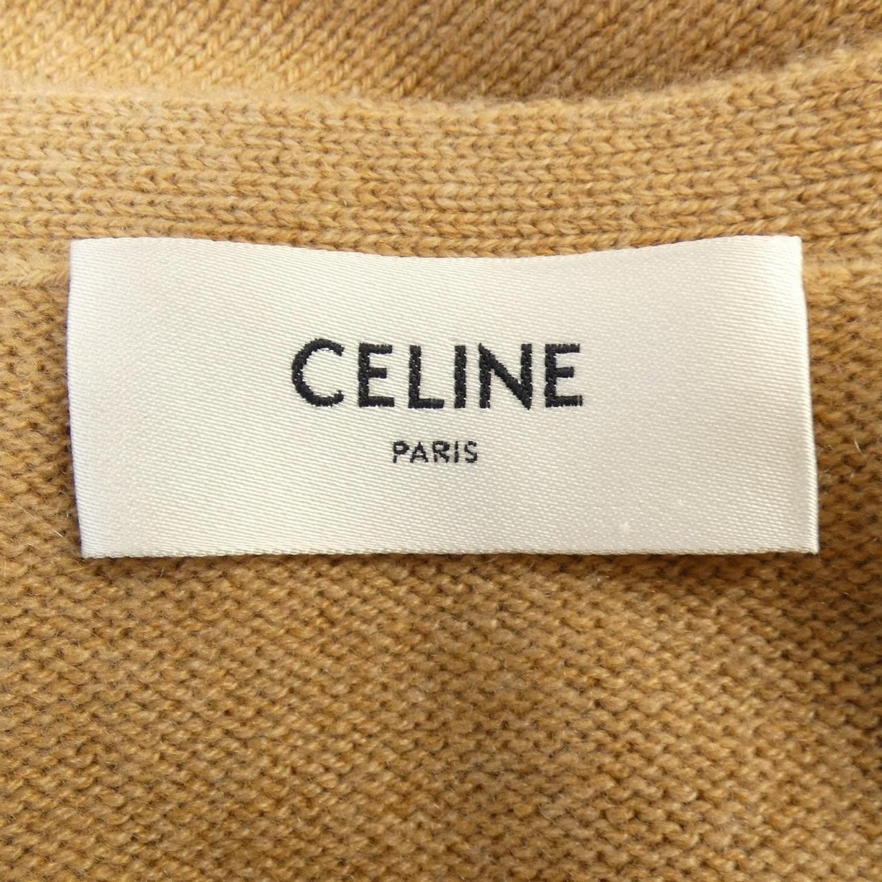 Celine Celine CELINE TRIOMPHE Cashmere Long Cardigan Textile Outerwear 2A03A152I DUTY FREE for USA Size ONE SIZE - 4 Thumbnail