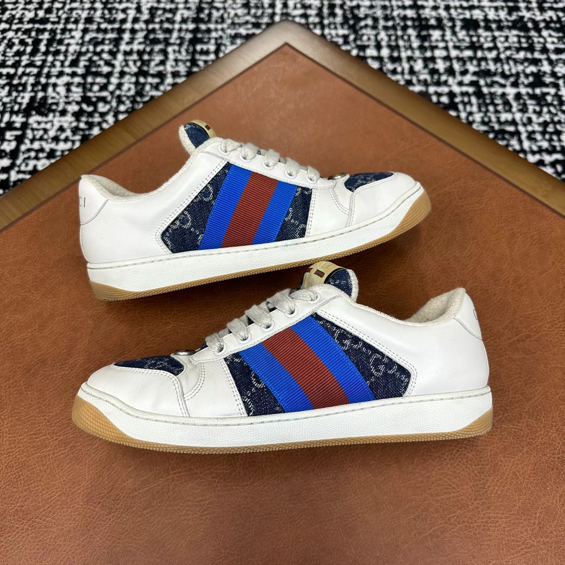 Gucci Gucci Denim Blue Lowtop Sneakers 6 Men Size US 6 / EU 39 - 5 Thumbnail