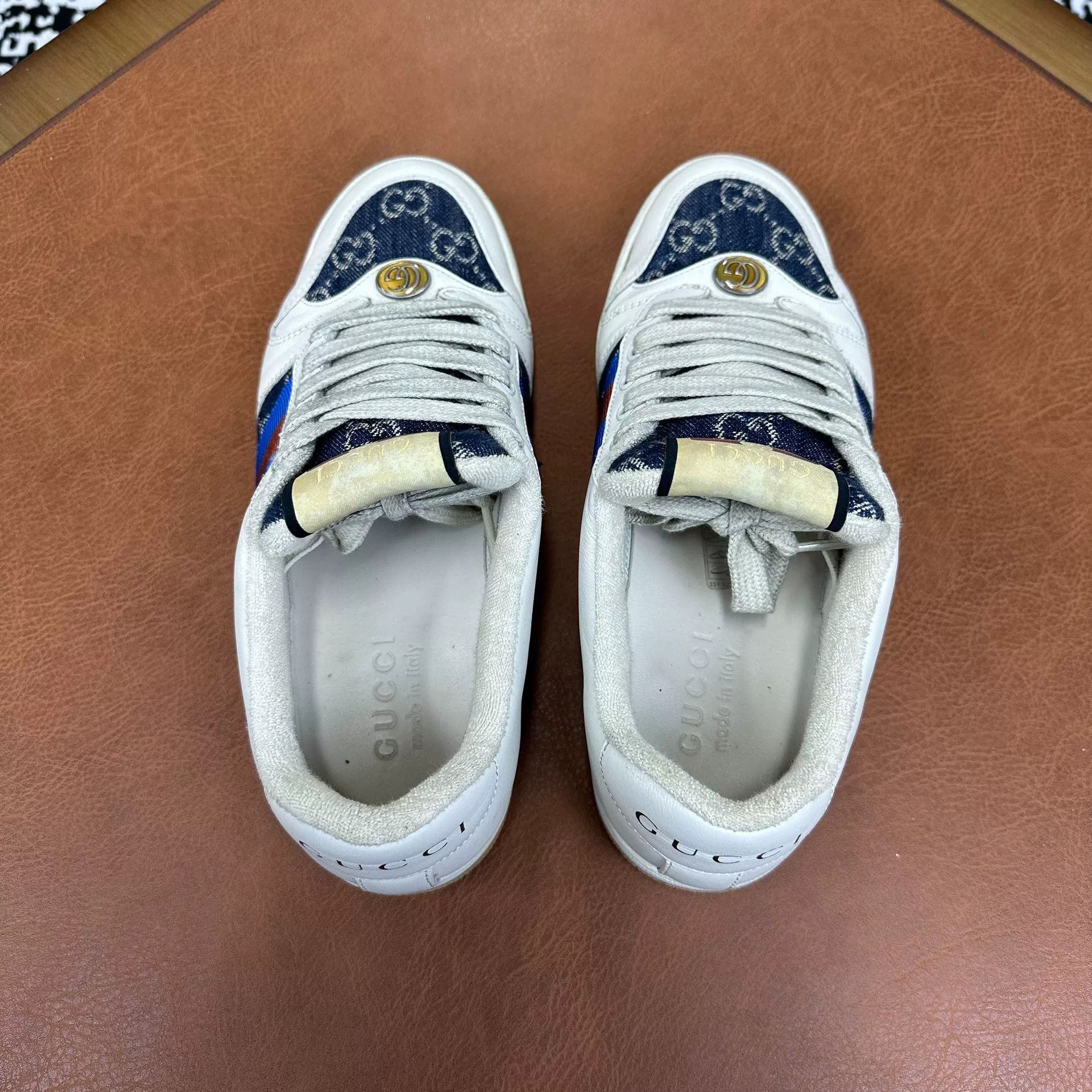 Gucci Gucci Denim Blue Lowtop Sneakers 6 Men Size US 6 / EU 39 - 3 Thumbnail