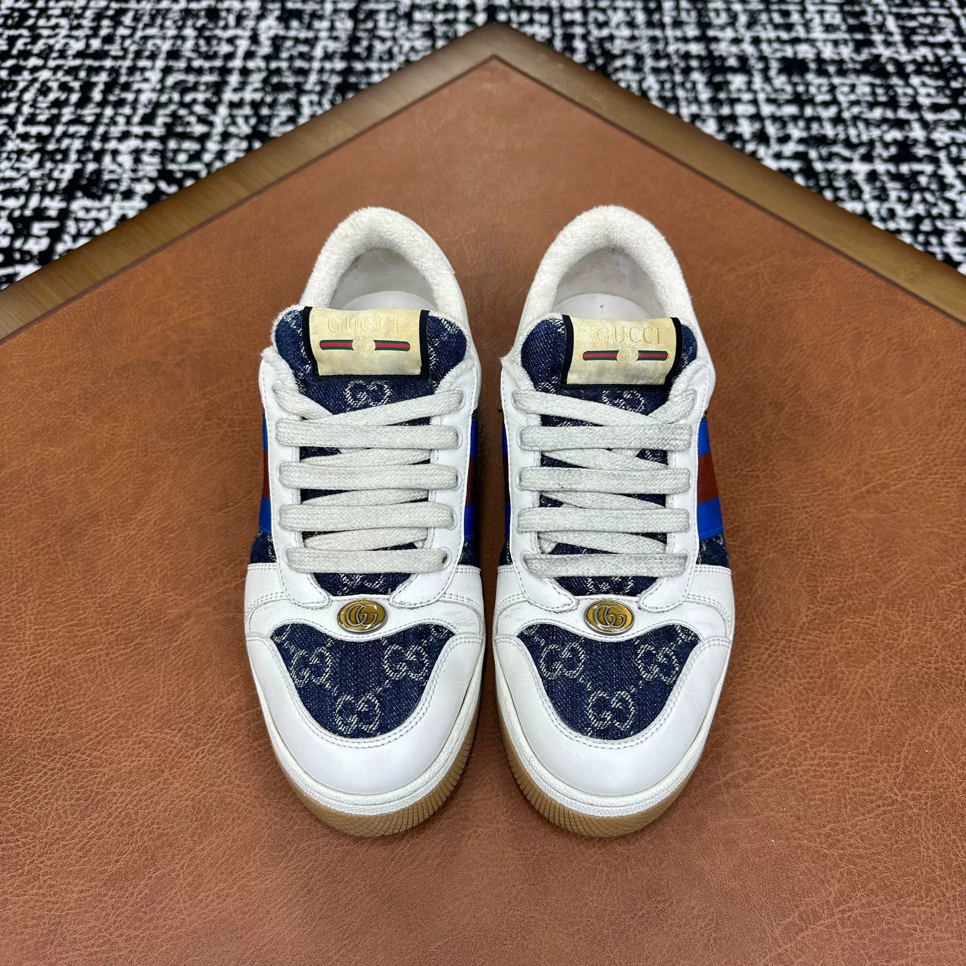Gucci Gucci Denim Blue Lowtop Sneakers 6 Men Size US 6 / EU 39 - 2 Thumbnail