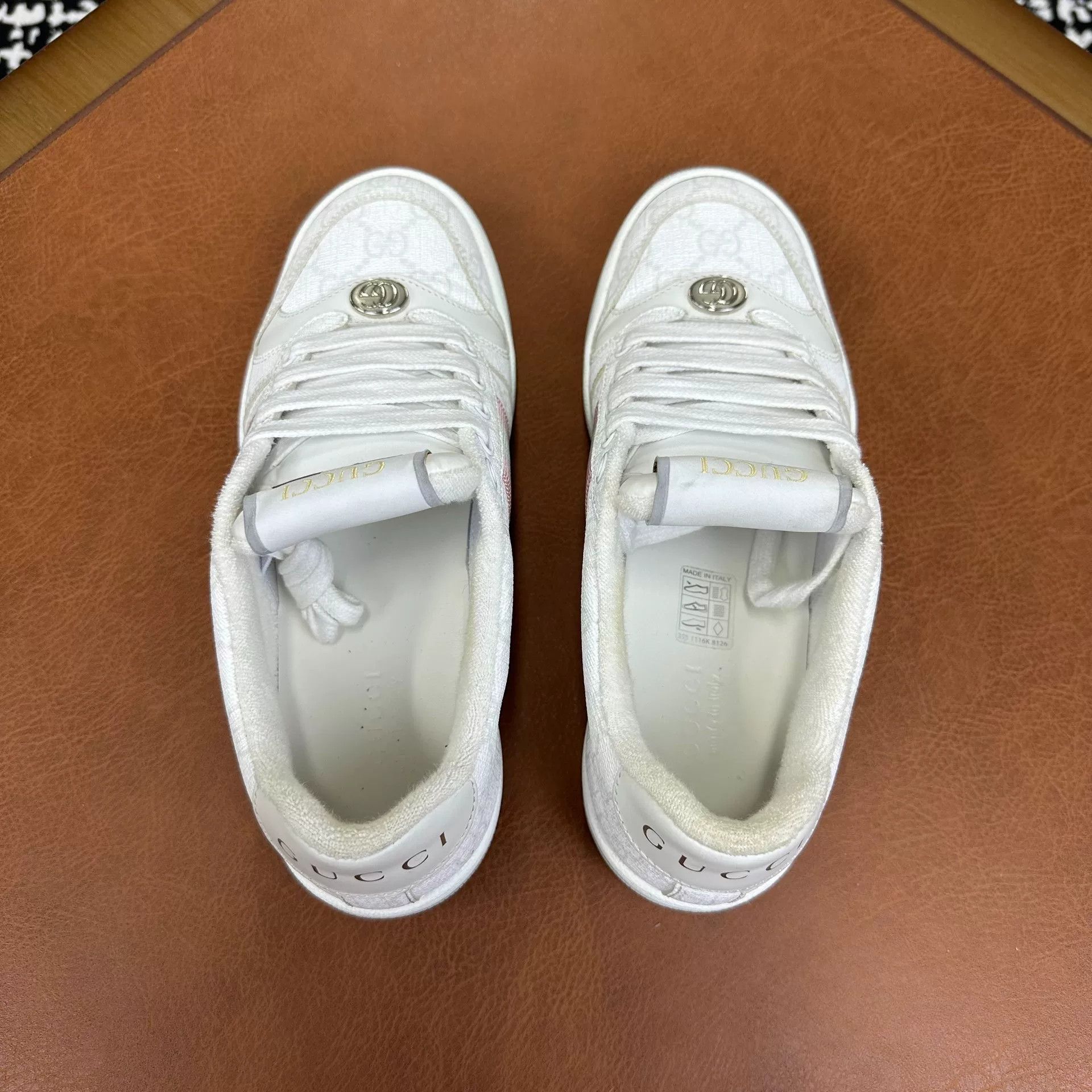 Gucci Gucci Gray Lowtop Sneakers it_36-5 Women Size US 6.5 / IT 36.5 - 3 Thumbnail