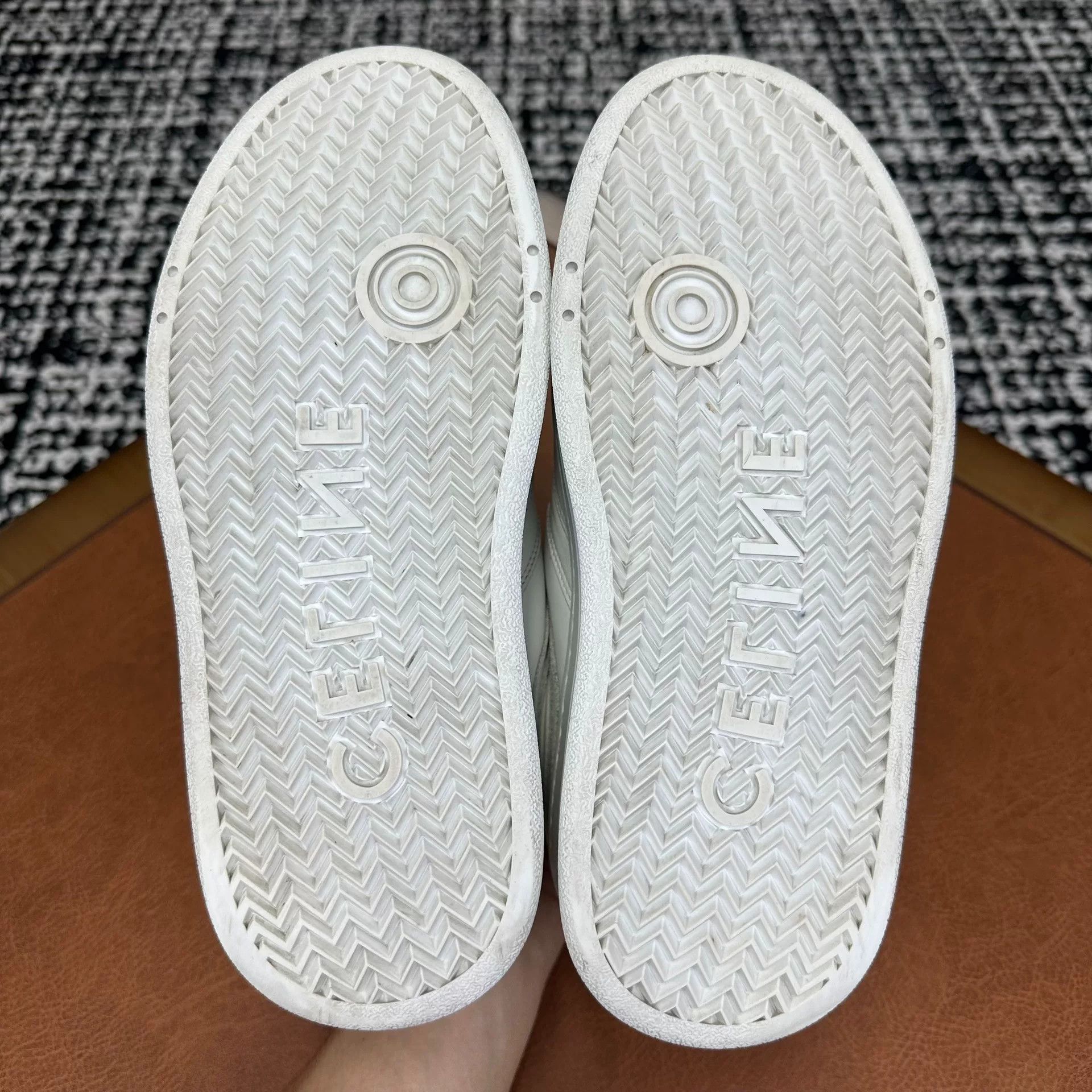 Celine Celine Leather White Lowtop Sneakers it_38 Women Size US 8 / IT 38 - 8 Thumbnail