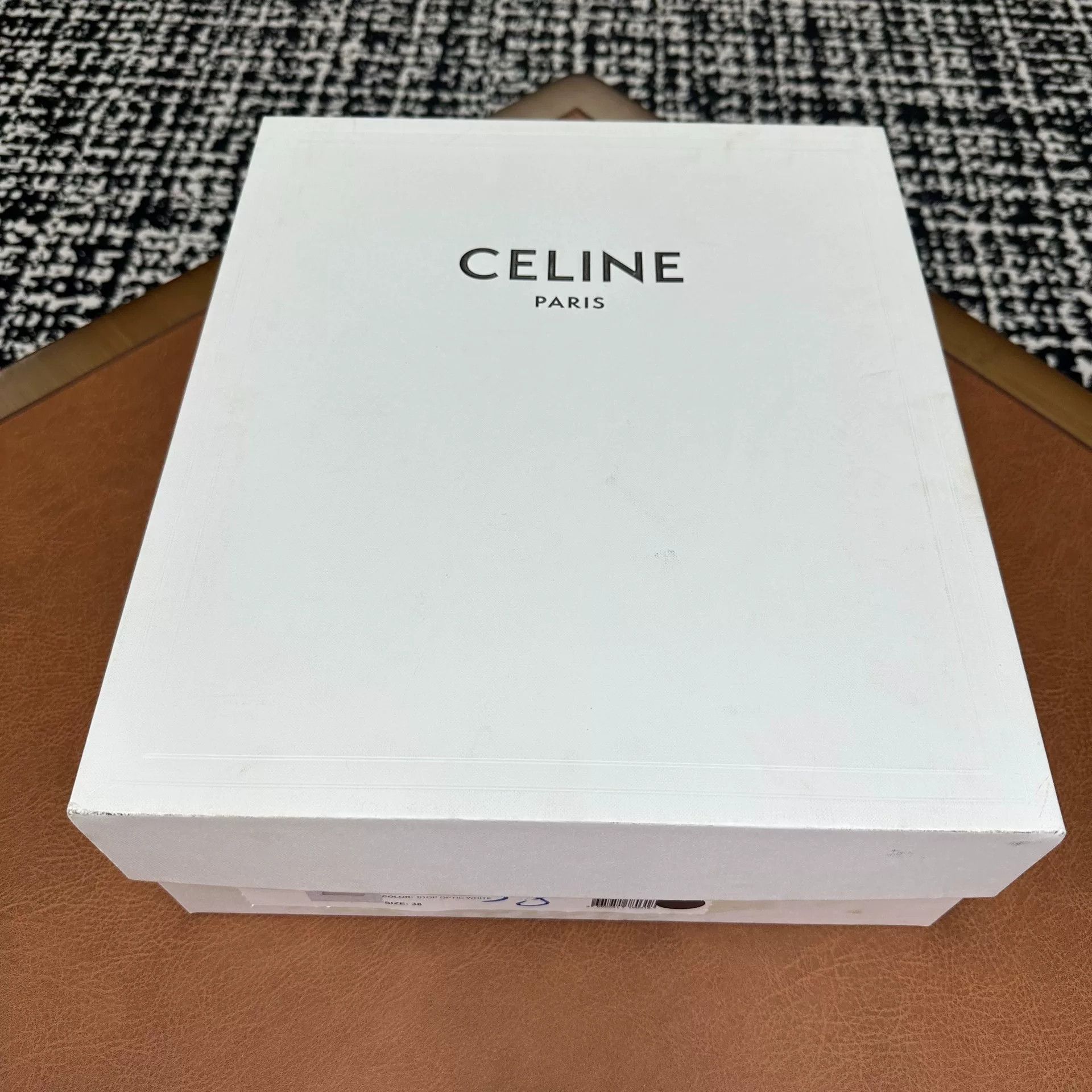 Celine Celine Leather White Lowtop Sneakers it_38 Women Size US 8 / IT 38 - 9 Thumbnail