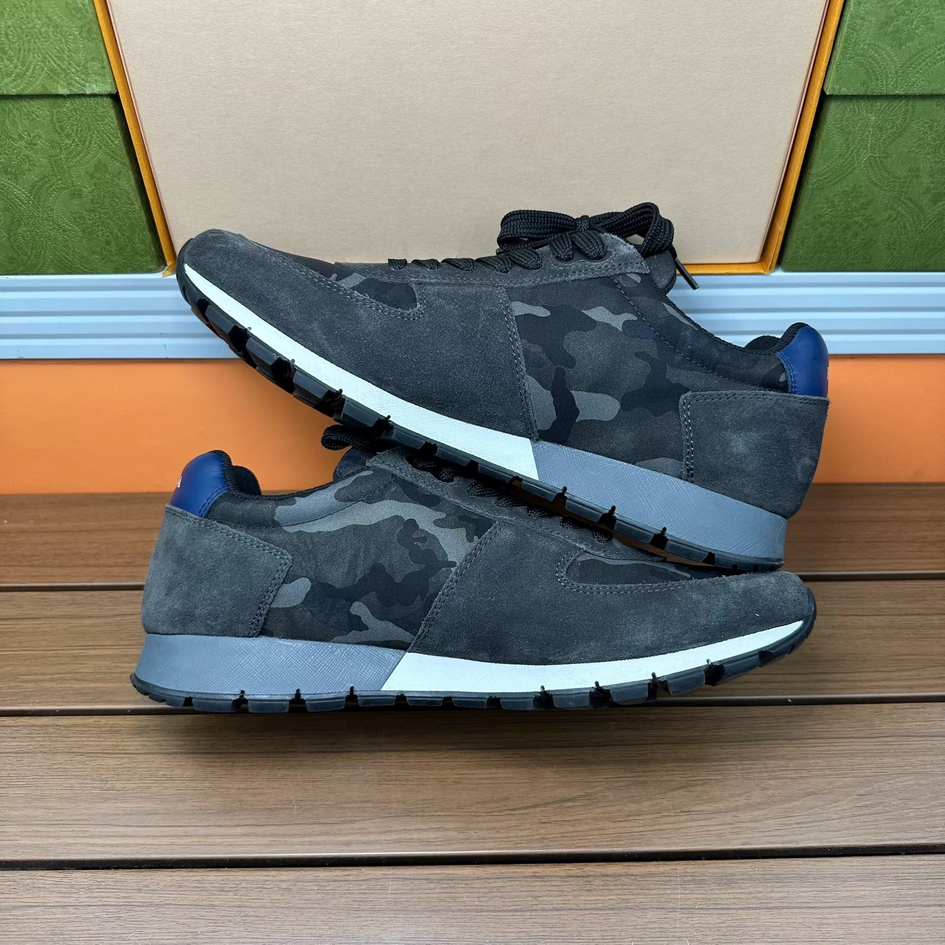 Prada Prada Casual Camo Lowtop Sneakers 10 Men Size US 10 / EU 43 - 3 Thumbnail