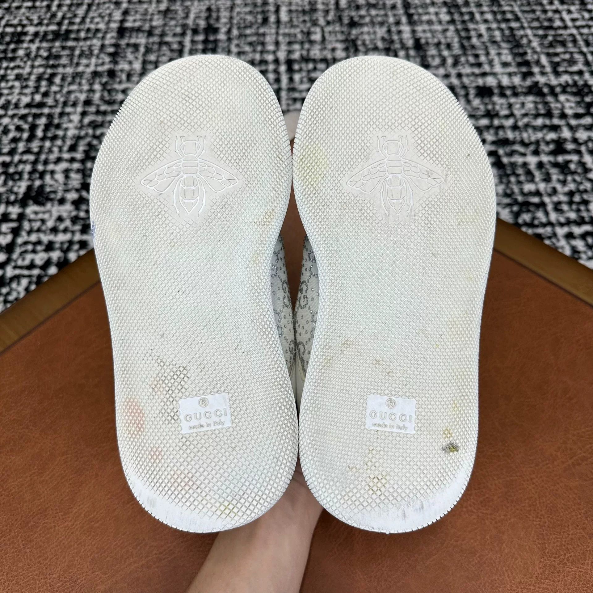 Gucci Gucci Gray Lowtop Sneakers it_34-5 Women Size US 4.5 / IT 34.5 - 7 Thumbnail