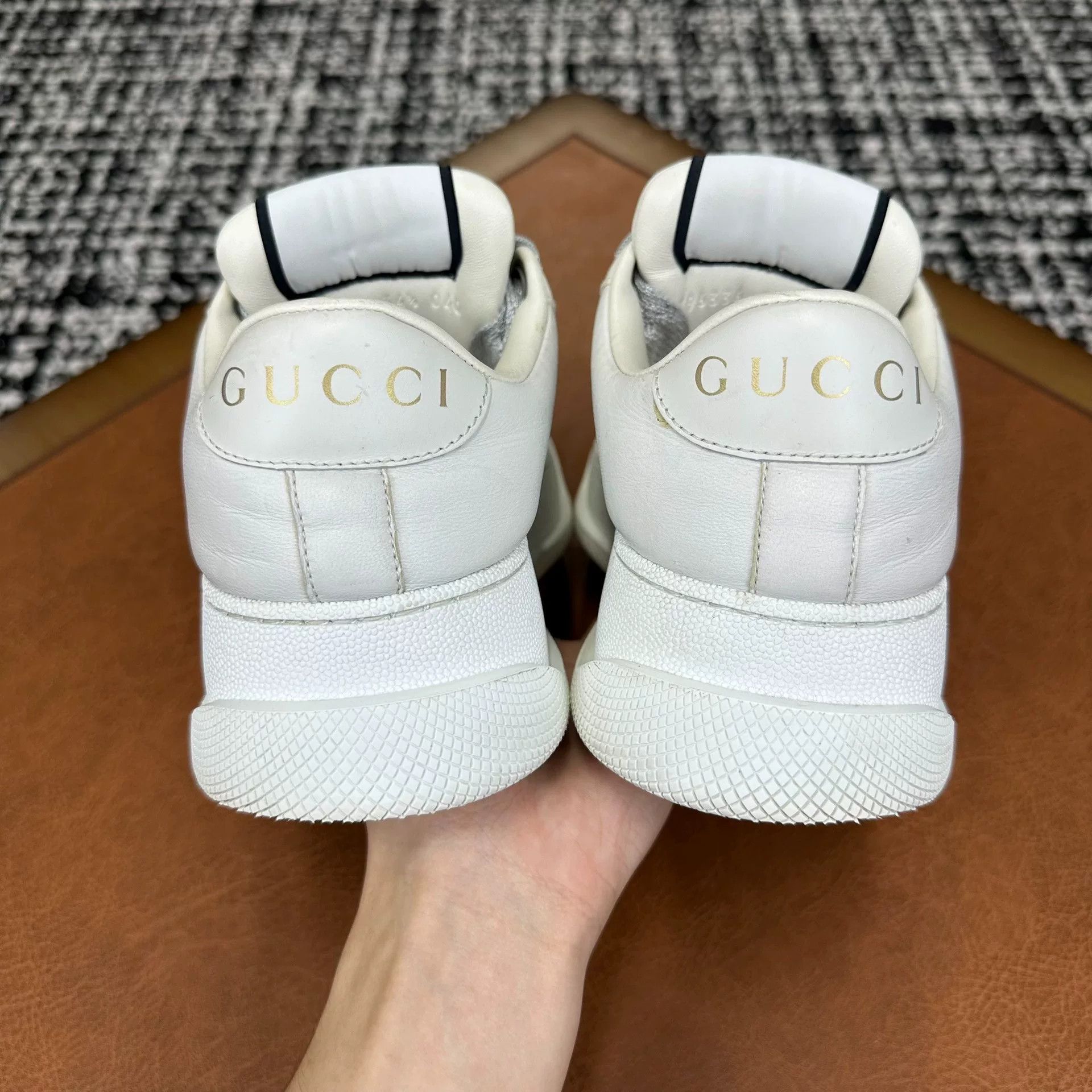 Gucci Gucci Gray Lowtop Sneakers it_34-5 Women Size US 4.5 / IT 34.5 - 3 Thumbnail