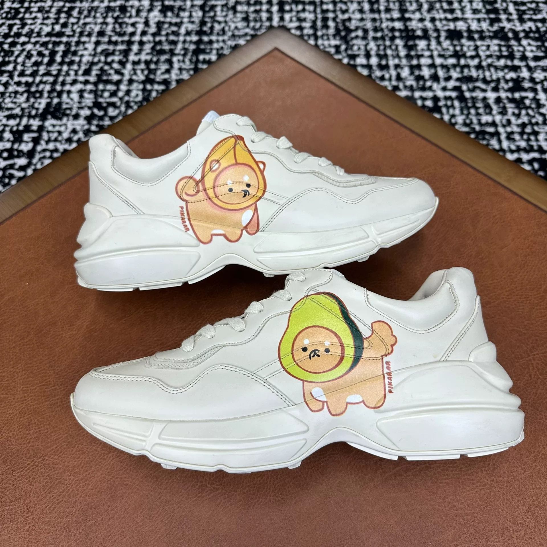 Gucci Gucci Collab White Lowtop Sneakers 9 Men Size US 9 / EU 42 - 5 Thumbnail