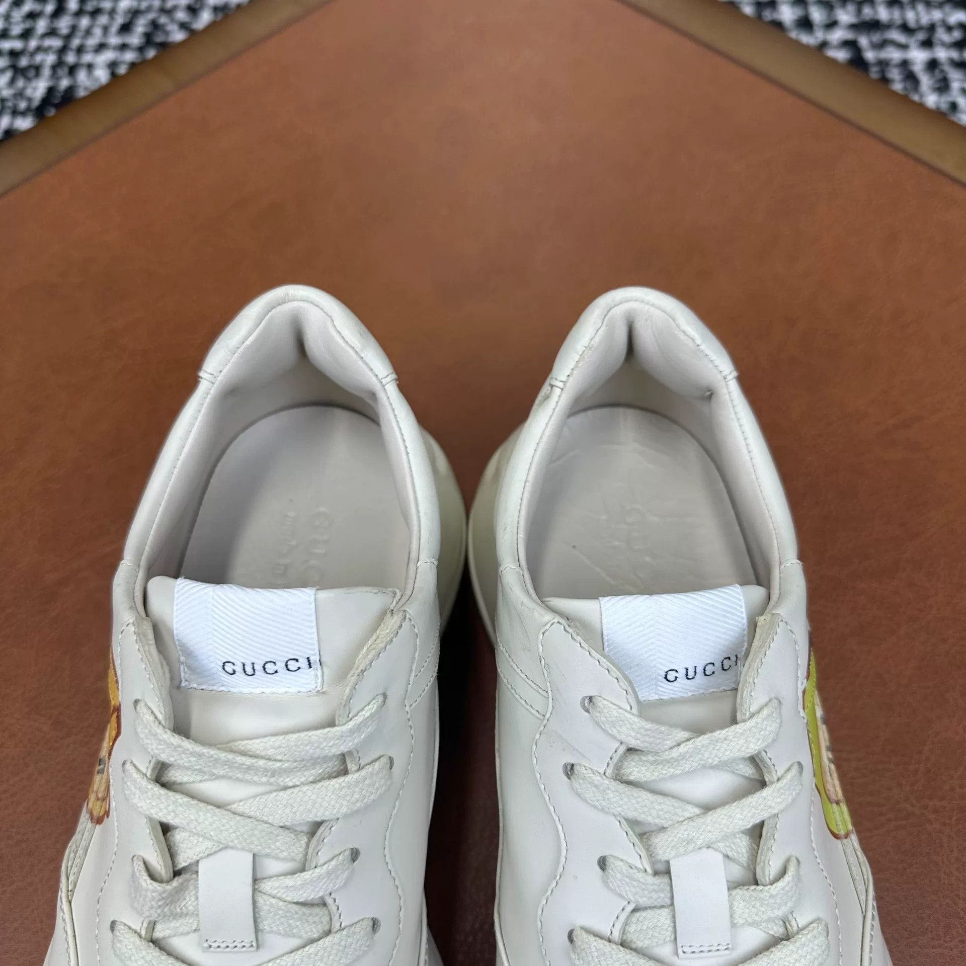 Gucci Gucci Collab White Lowtop Sneakers 9 Men Size US 9 / EU 42 - 7 Thumbnail