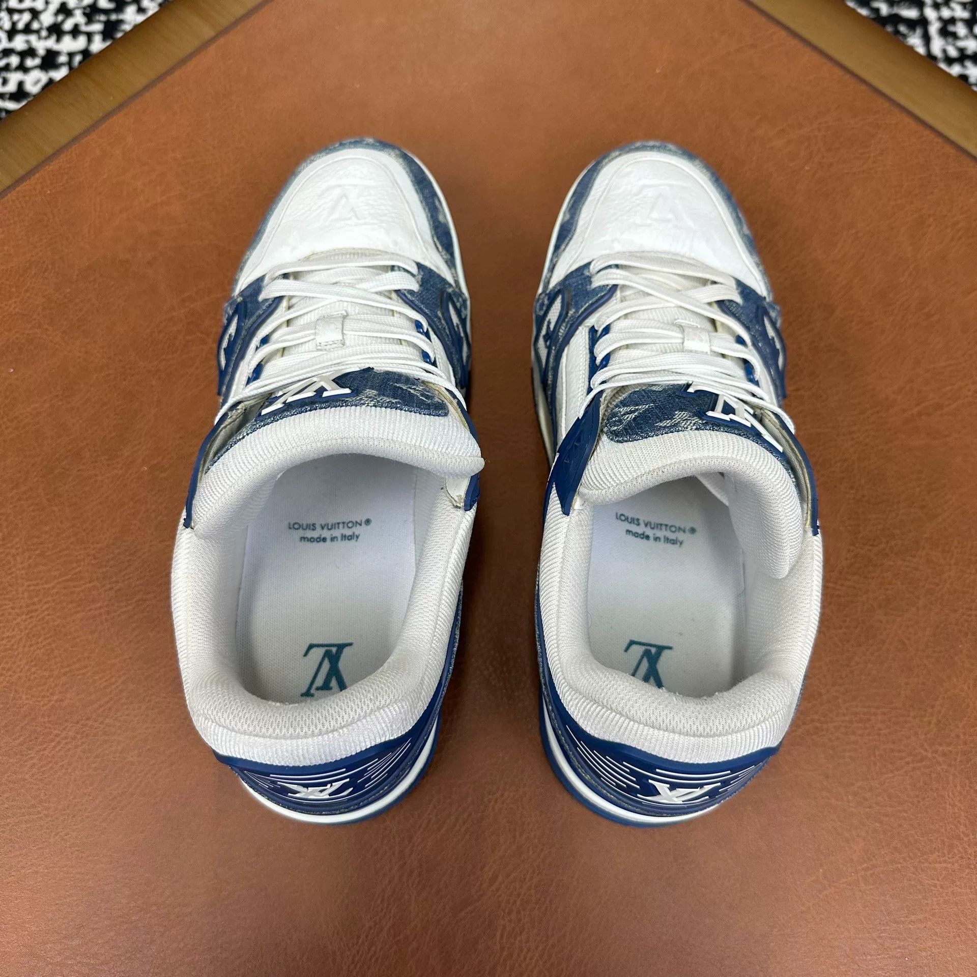 Louis Vuitton Louis Vuitton Training Denim Blue Lowtop Sneakers 8 Men Size US 8 / EU 41 - 3 Thumbnail