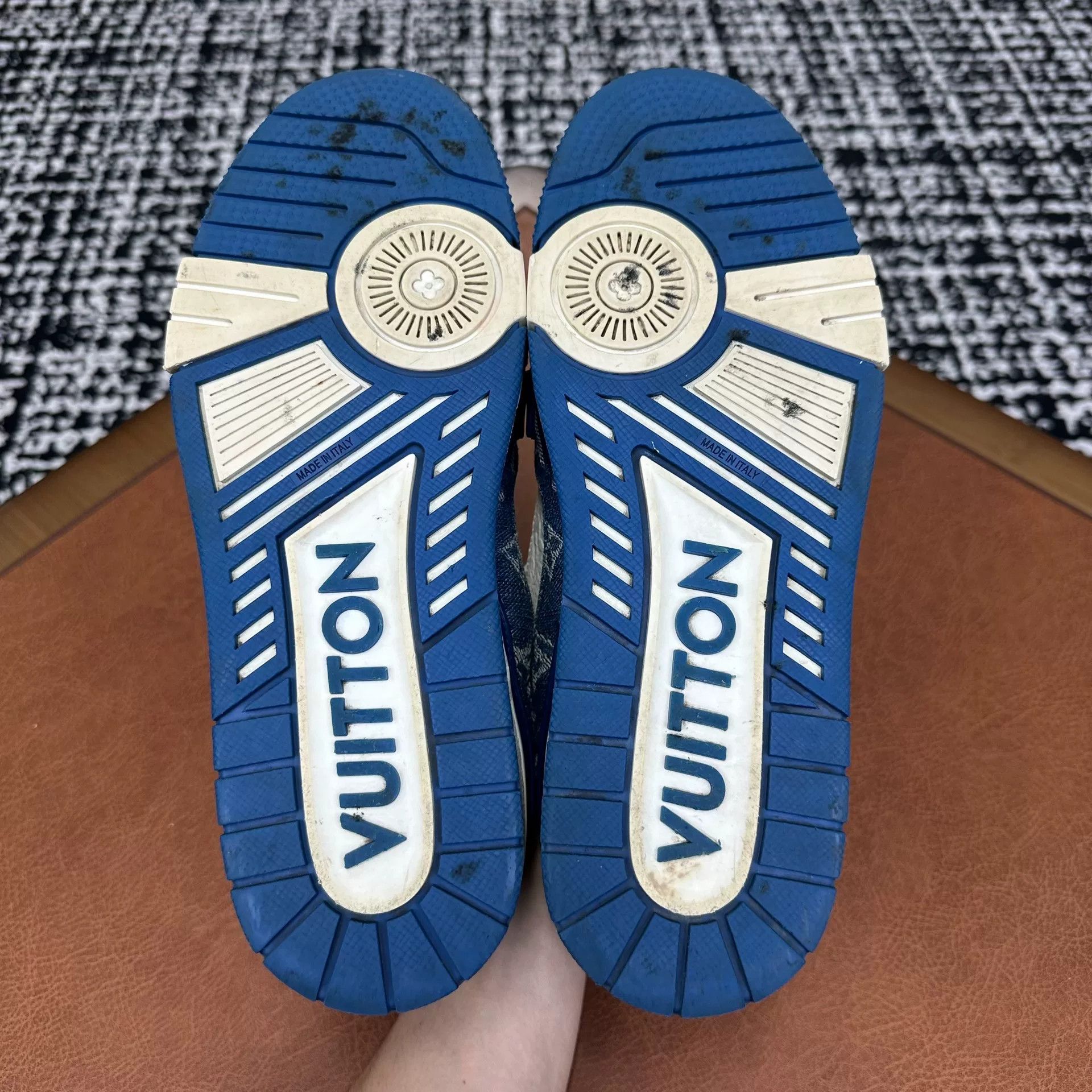 Louis Vuitton Louis Vuitton Training Denim Blue Lowtop Sneakers 8 Men Size US 8 / EU 41 - 6 Thumbnail