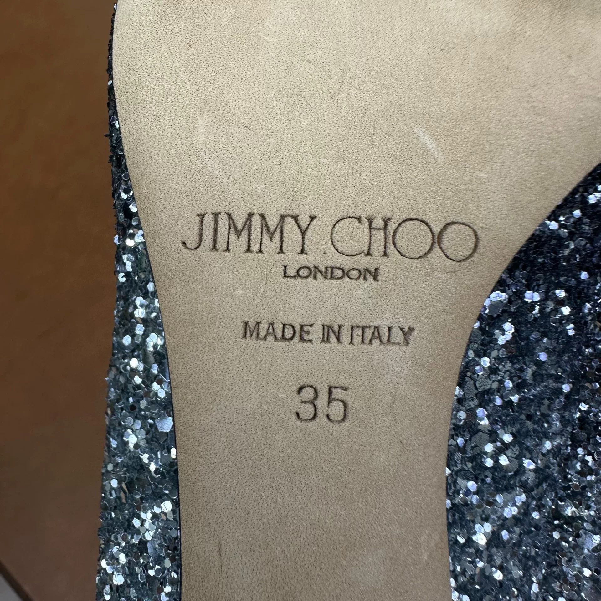 Jimmy Choo Jimmy Choo Silver Lowtop Sneakers it_35 Women Size US 5 / IT 35 - 9 Thumbnail