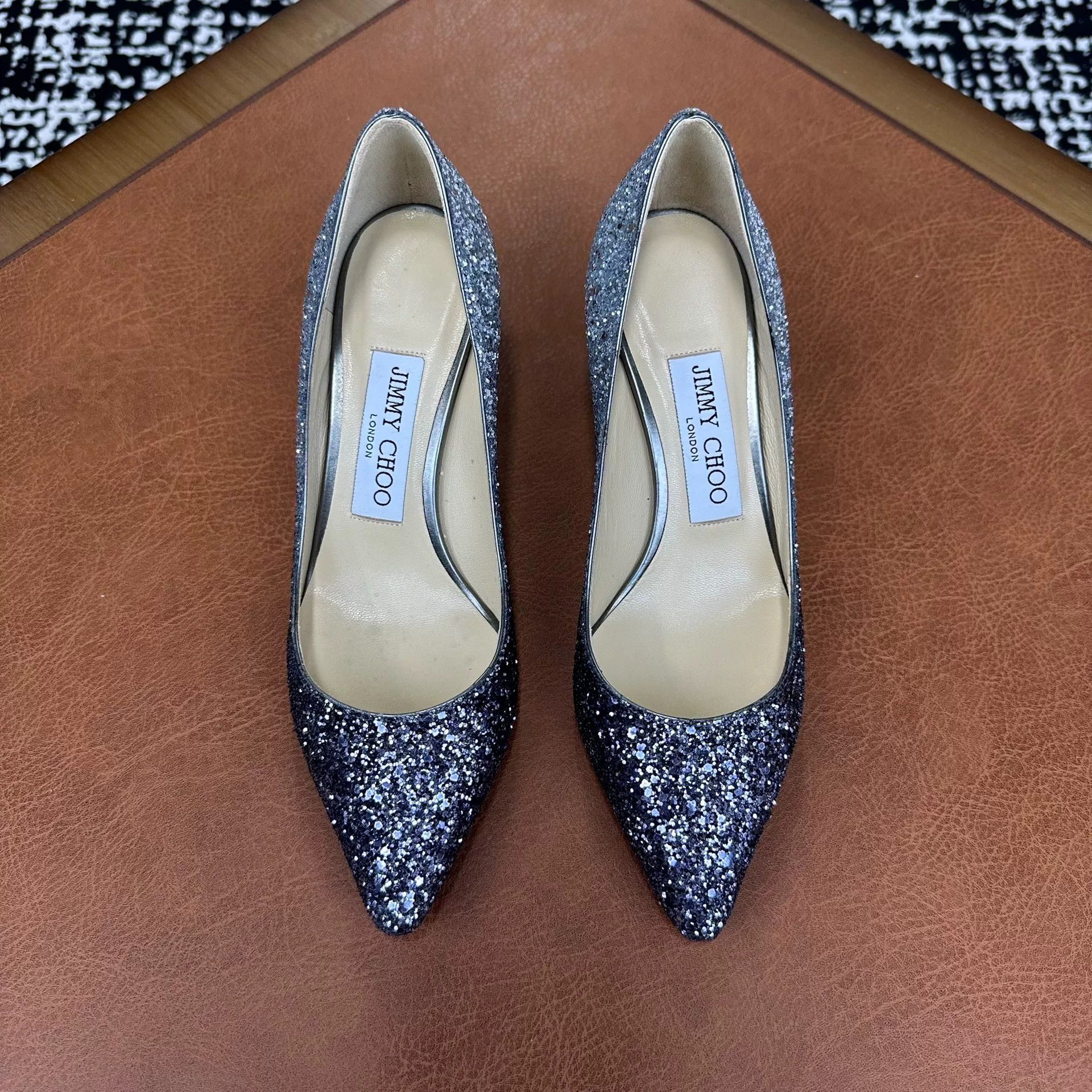 Jimmy Choo Jimmy Choo Silver Lowtop Sneakers it_35 Women Size US 5 / IT 35 - 6 Thumbnail