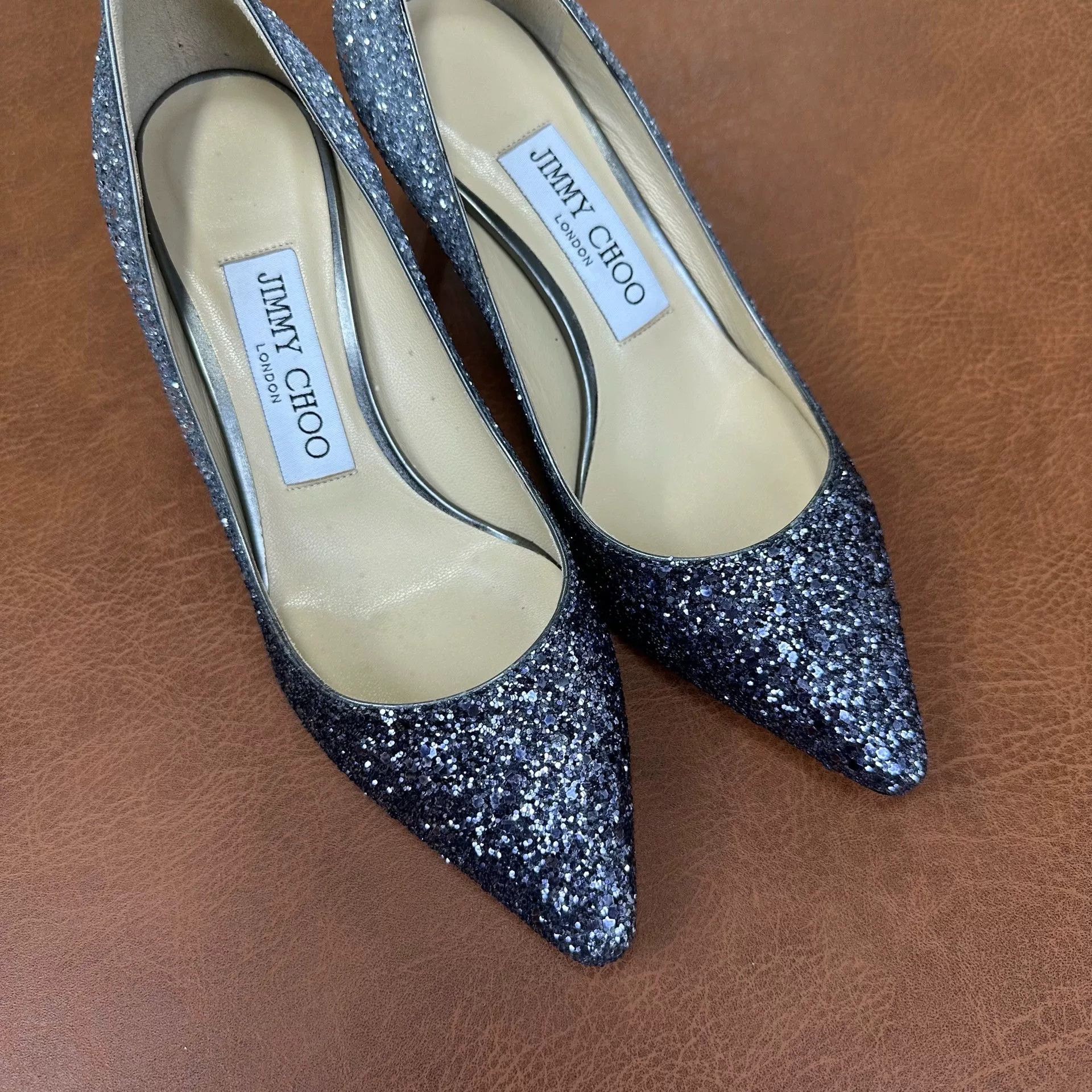 Jimmy Choo Jimmy Choo Silver Lowtop Sneakers it_35 Women Size US 5 / IT 35 - 4 Thumbnail