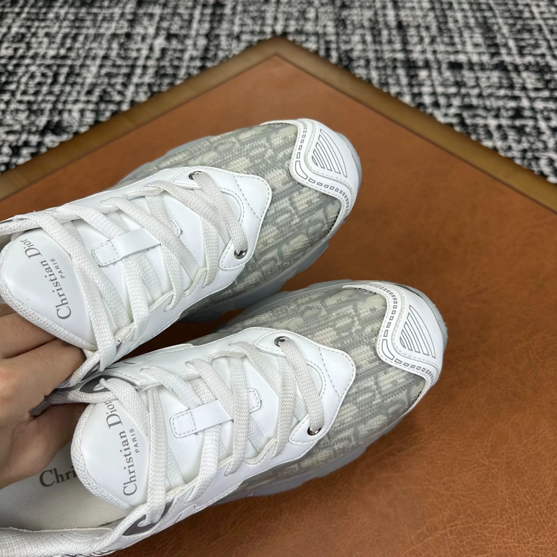 Dior Dior Casual Gray Lowtop Sneakers it_39-5 Women Size US 9.5 / IT 39.5 - 5 Thumbnail
