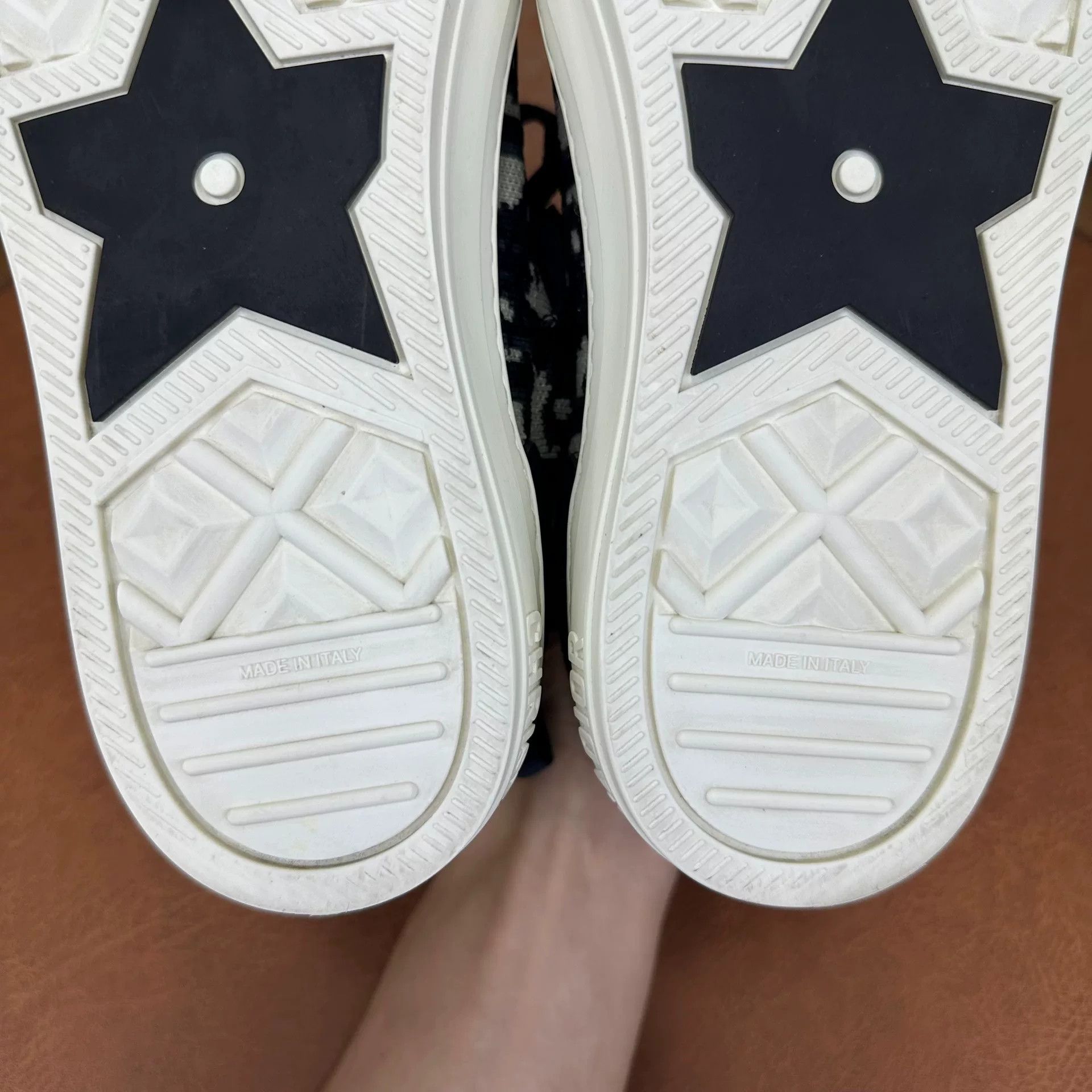 Dior Dior Blue Hitop Sneakers it_37-5 Women Size US 7.5 / IT 37.5 - 9 Thumbnail
