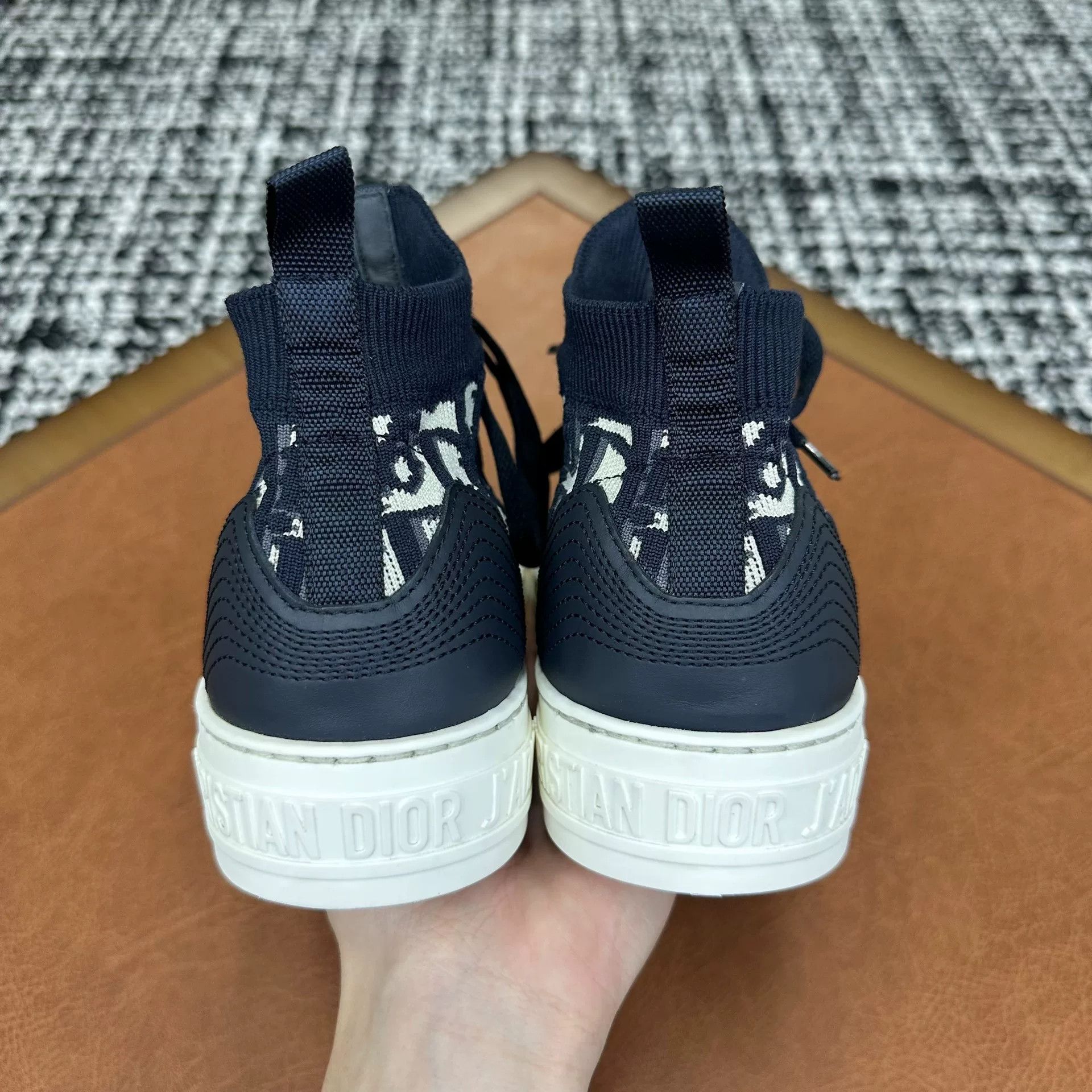 Dior Dior Blue Hitop Sneakers it_37-5 Women Size US 7.5 / IT 37.5 - 3 Thumbnail